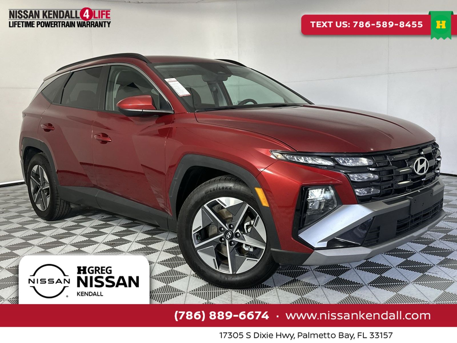 Ultimate Red 2025 Hyundai Tucson SUV / Crossover Front-Wheel Drive 8-Speed Automatic
