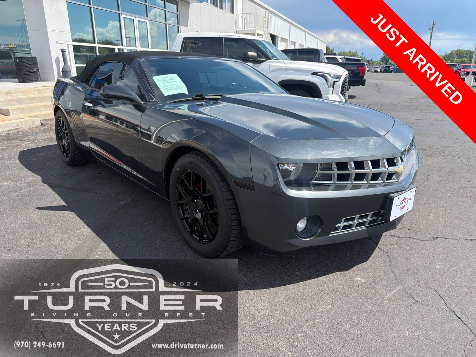 Ashen Gray Metallic 2013 Chevrolet Camaro Convertible Rear-Wheel Drive 6-Speed Automatic