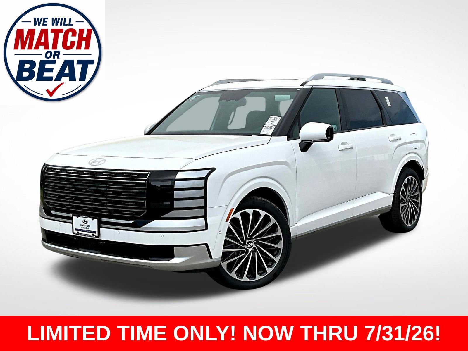 Creamy White Pearl 2026 Hyundai Palisade SUV / Crossover All-Wheel Drive 8-Speed Automatic