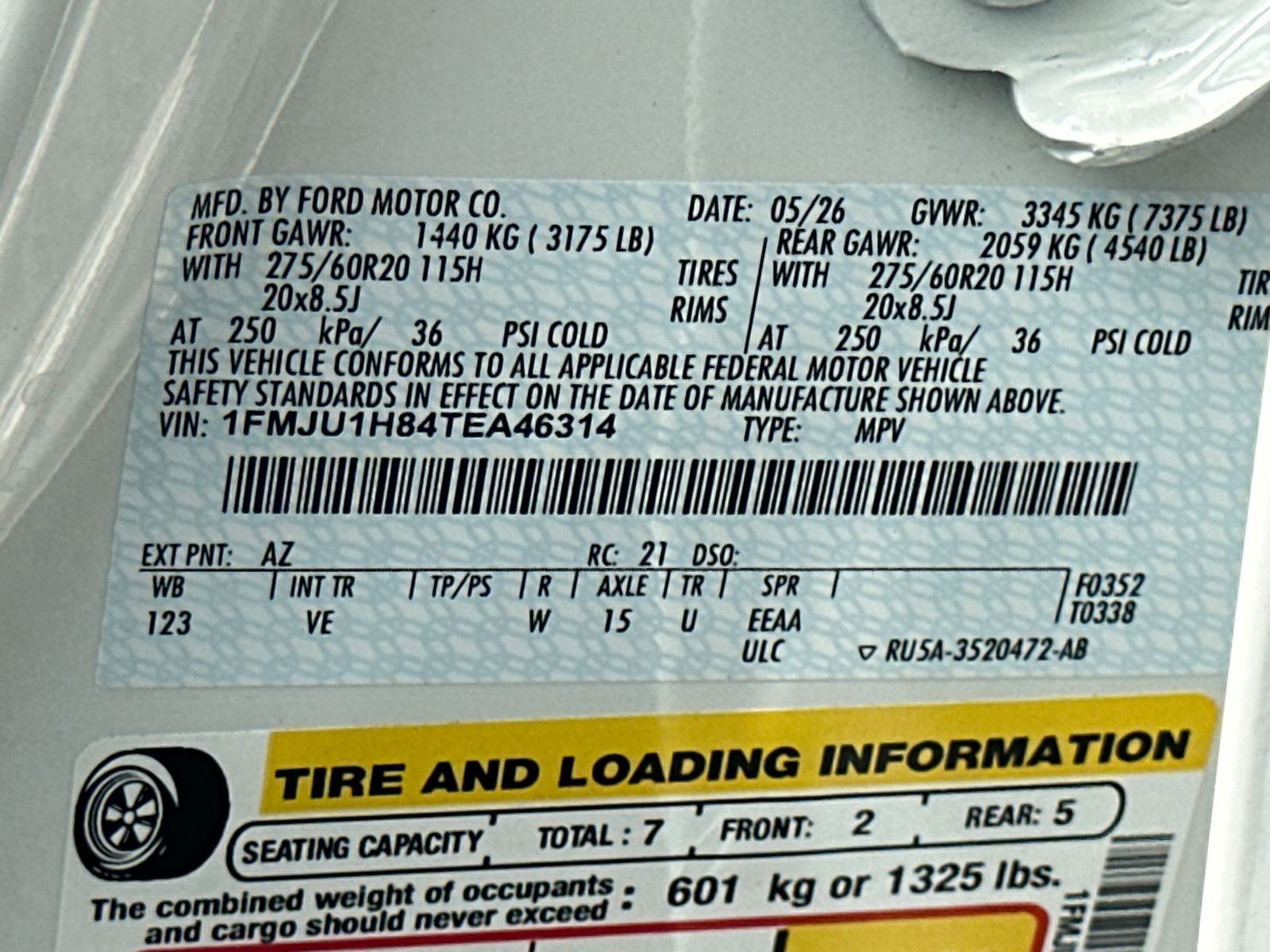 New 2026 Star White Metallic Tri-Coat Ford Active image 34