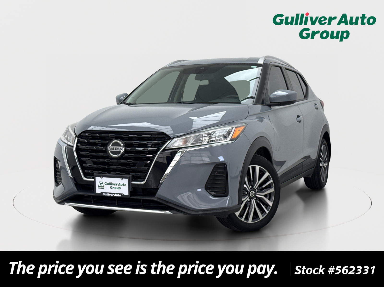 Boulder Gray Pearl 2021 Nissan Kicks SV FWD SUV / Crossover Front-Wheel Drive Continuously Variable Transmission