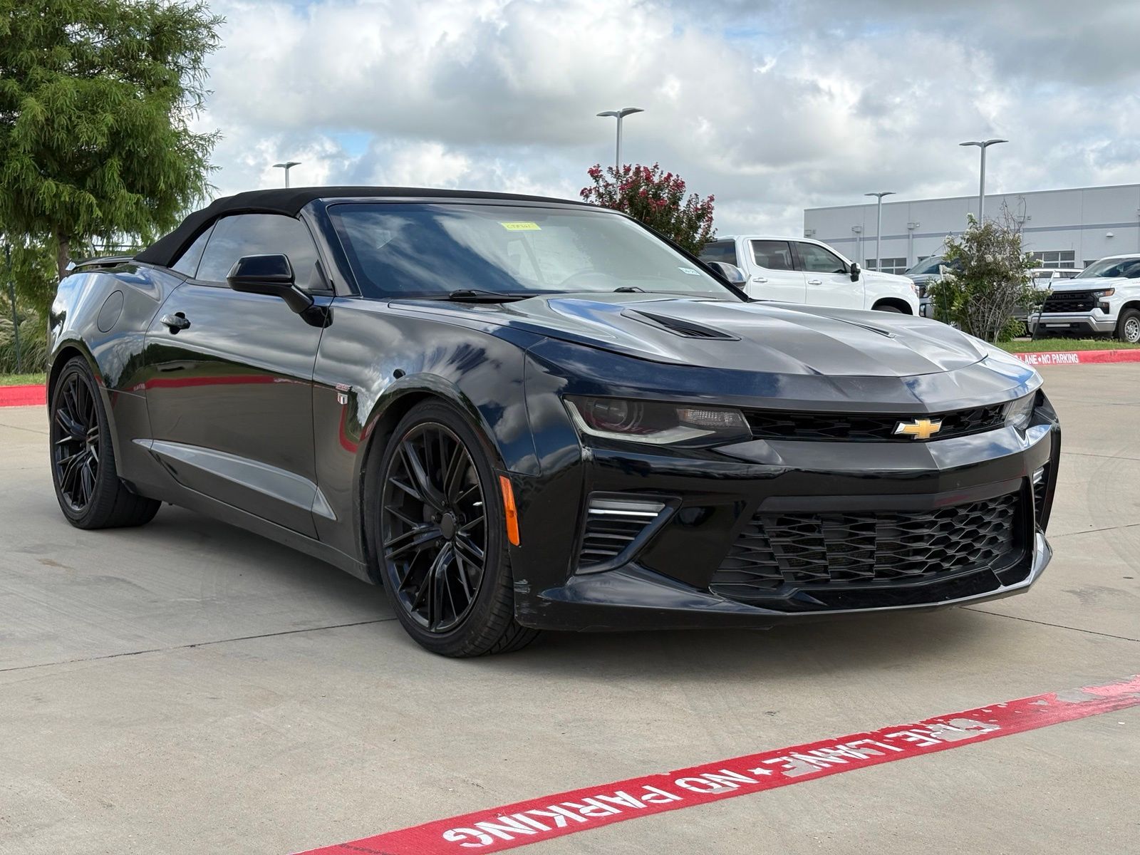 Black 2018 Chevrolet Camaro Convertible Rear-Wheel Drive 8-Speed Automatic