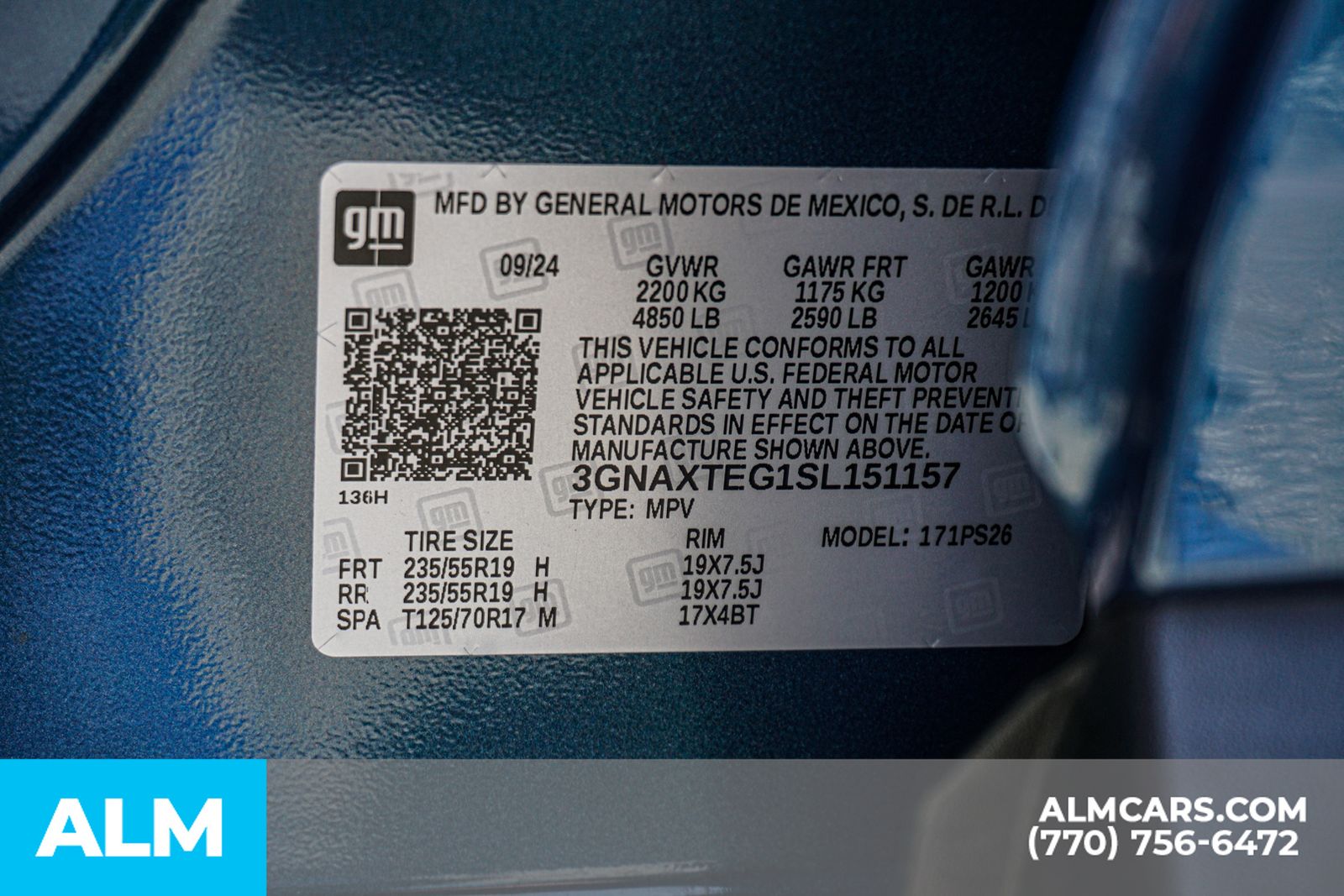 Used 2025 Blue Chevrolet RS image 67