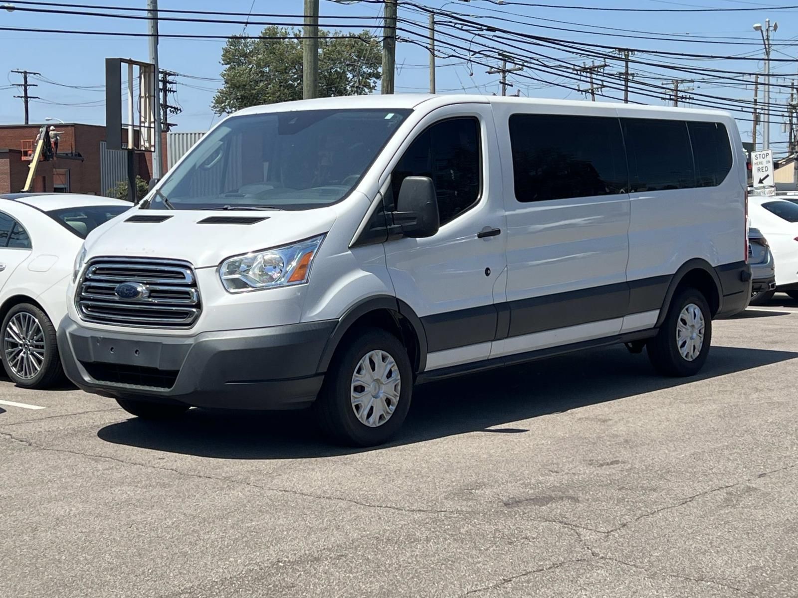 2015 Ford Transit Passenger 350 XLT Low Roof LWB RWD with 60/40 Passenger-Side Doors