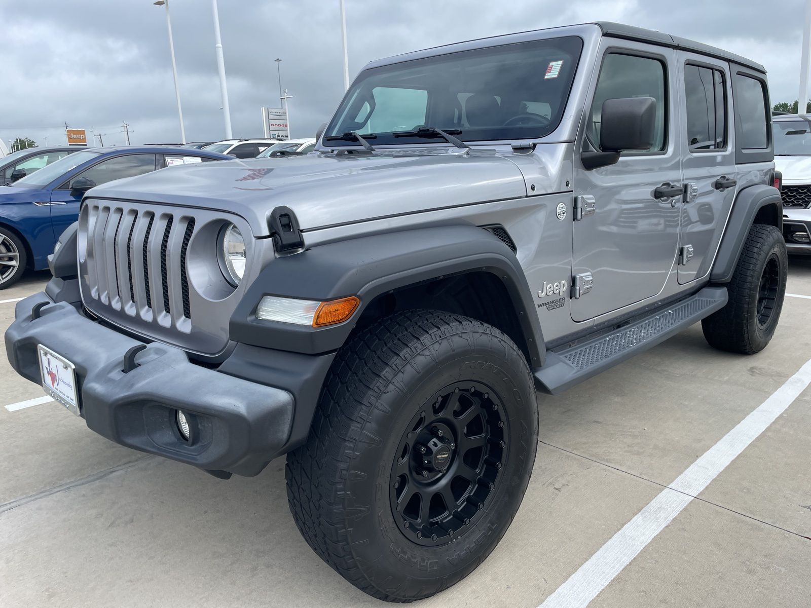 Billet Silver Metallic Clearcoat 2020 Jeep Wrangler Unlimited Sport S 4WD SUV / Crossover Four-Wheel Drive 8-Speed Automatic