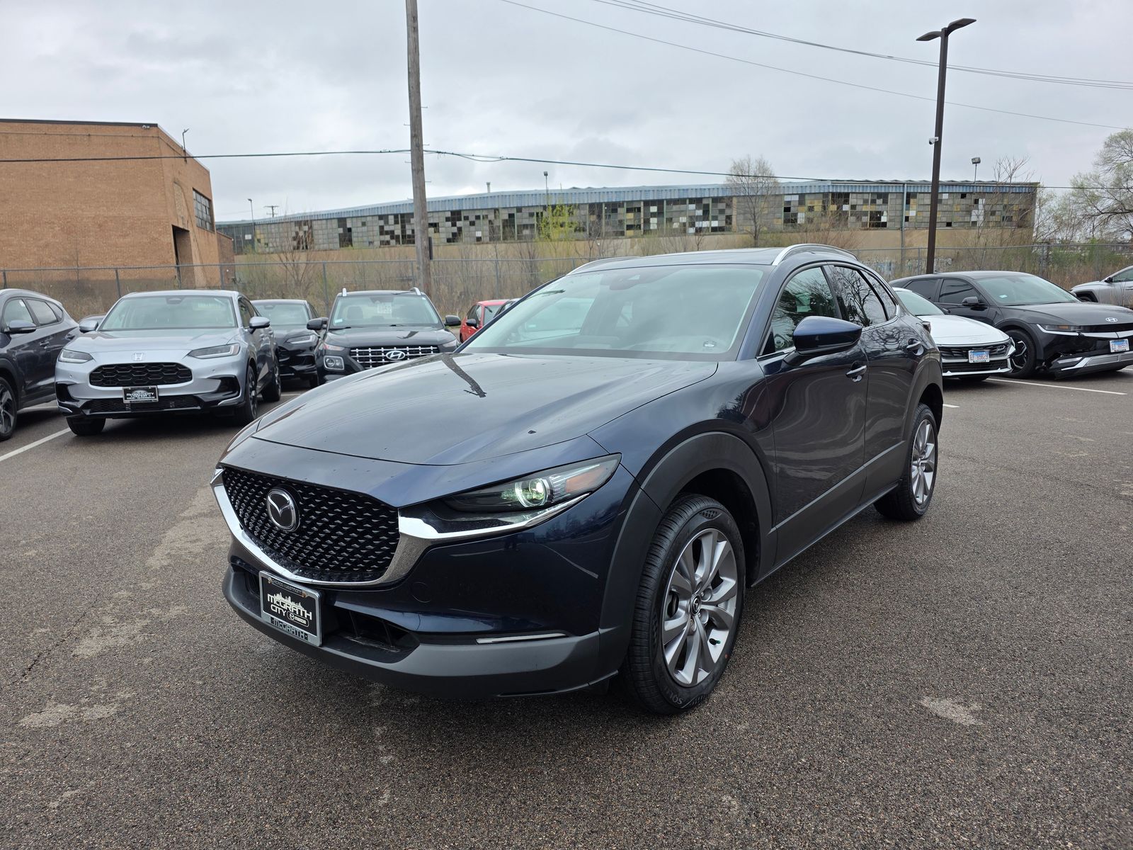 Deep Crystal Blue Mica 2022 Mazda CX-30 2.5 S Premium AWD SUV / Crossover All-Wheel Drive 6-Speed Automatic