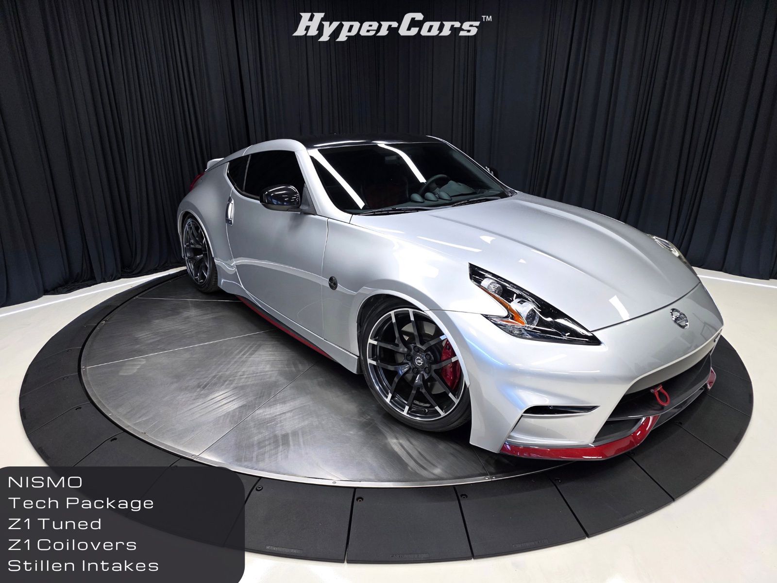 Brilliant Silver 2017 Nissan 370Z NISMO Tech Coupe Rear-Wheel Drive 7-Speed Automatic