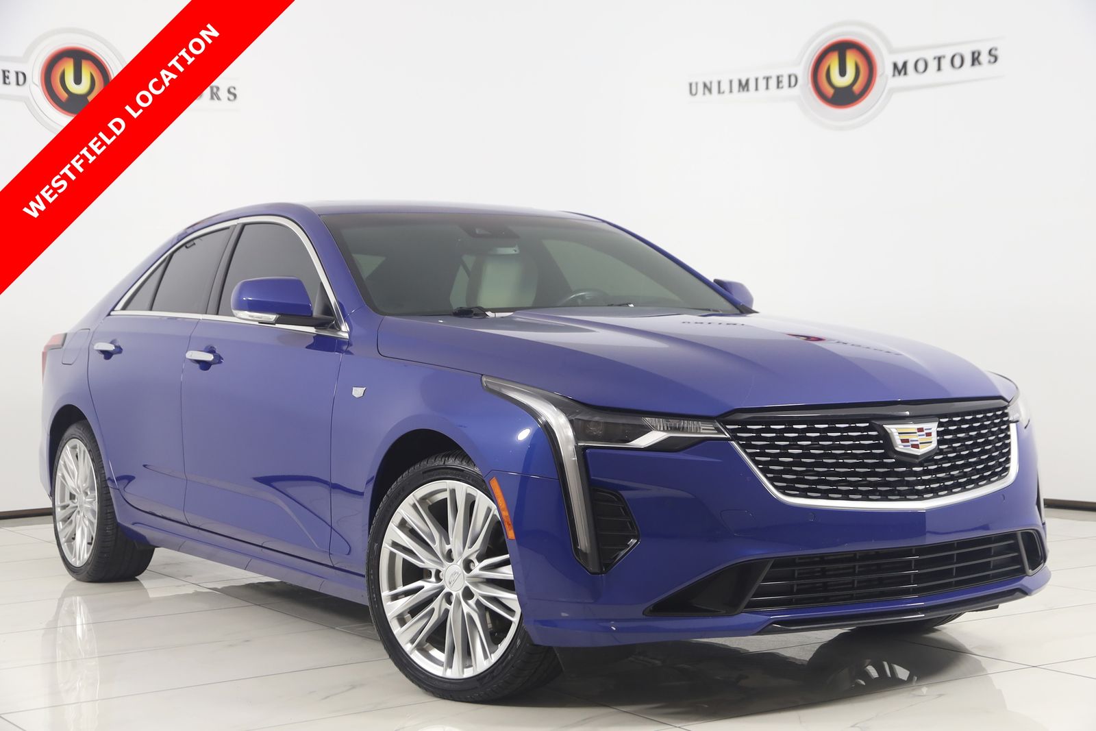 Wave Metallic 2021 Cadillac CT4 Sedan All-Wheel Drive 8-Speed Automatic