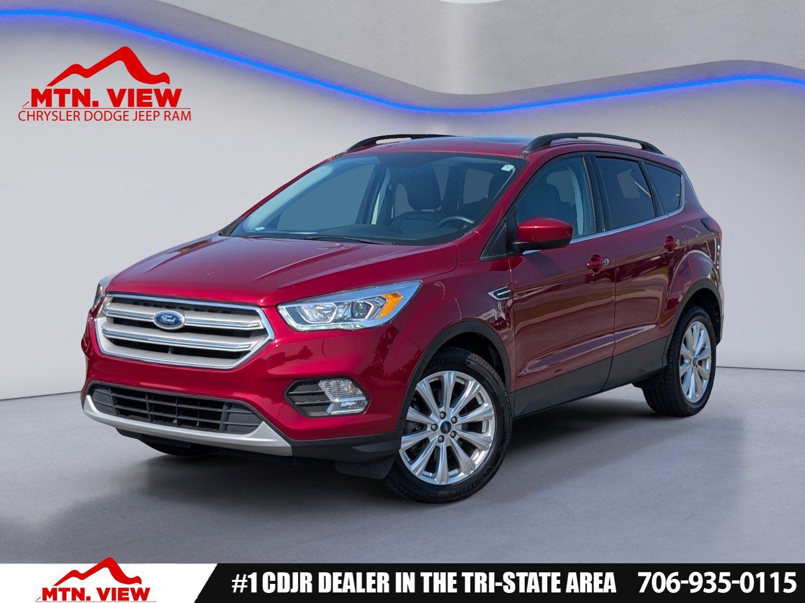 Ruby Red Metallic 2019 Ford Escape SUV / Crossover All-Wheel Drive 6-Speed Automatic