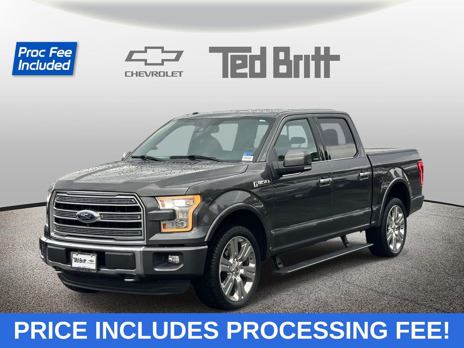 Gray (Magnetic) 2016 Ford F-150 Pickup Truck Four-Wheel Drive 6-Speed Automatic