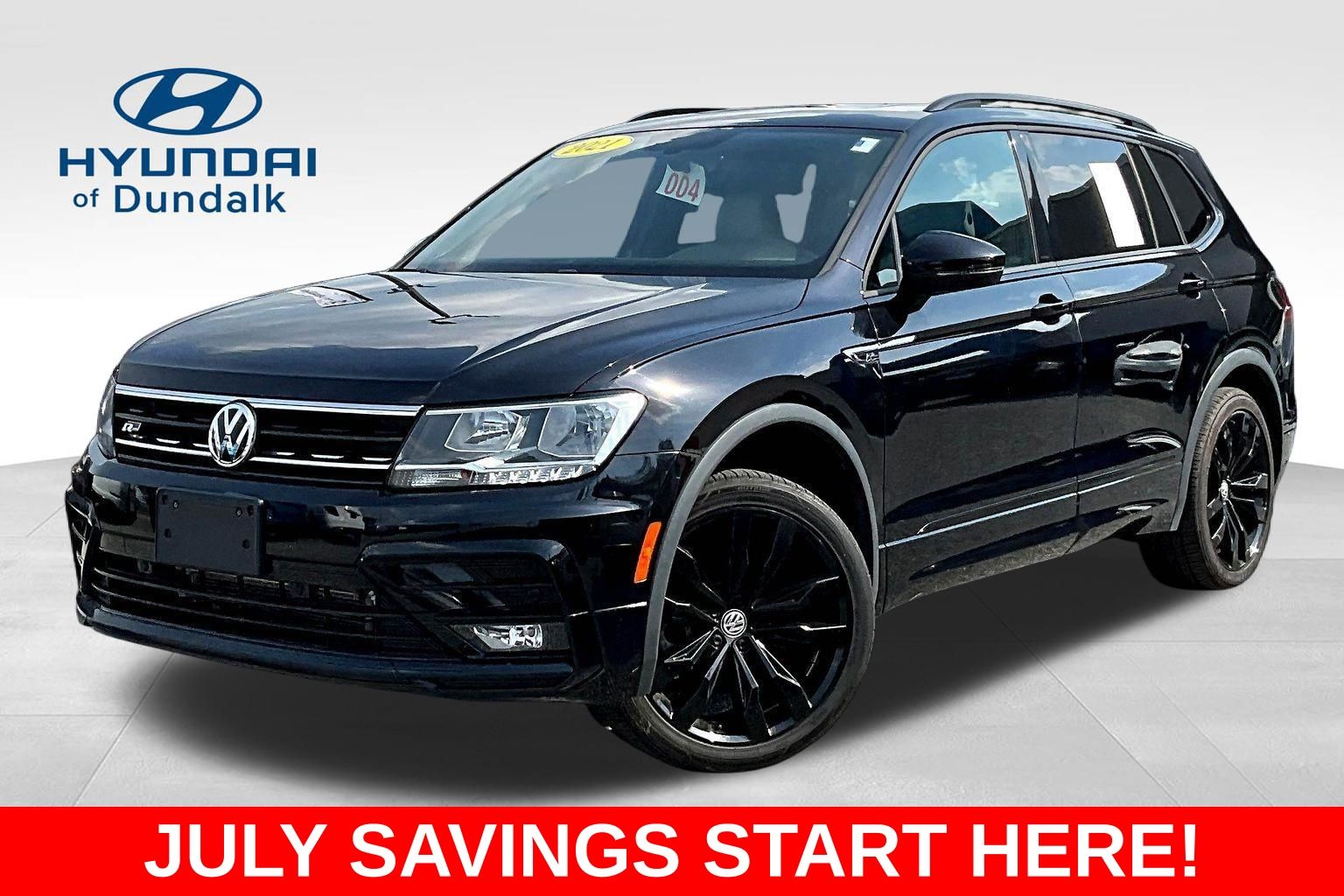 Black 2021 Volkswagen Tiguan SUV / Crossover All-Wheel Drive 8-Speed Automatic