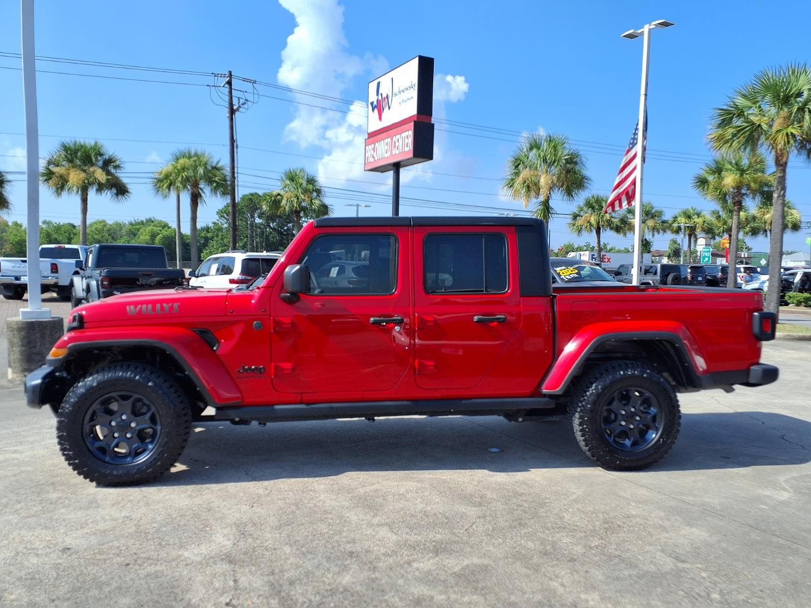 2023 Jeep Gladiator Willys Red at Bayway Chrysler Dodge Jeep Ram