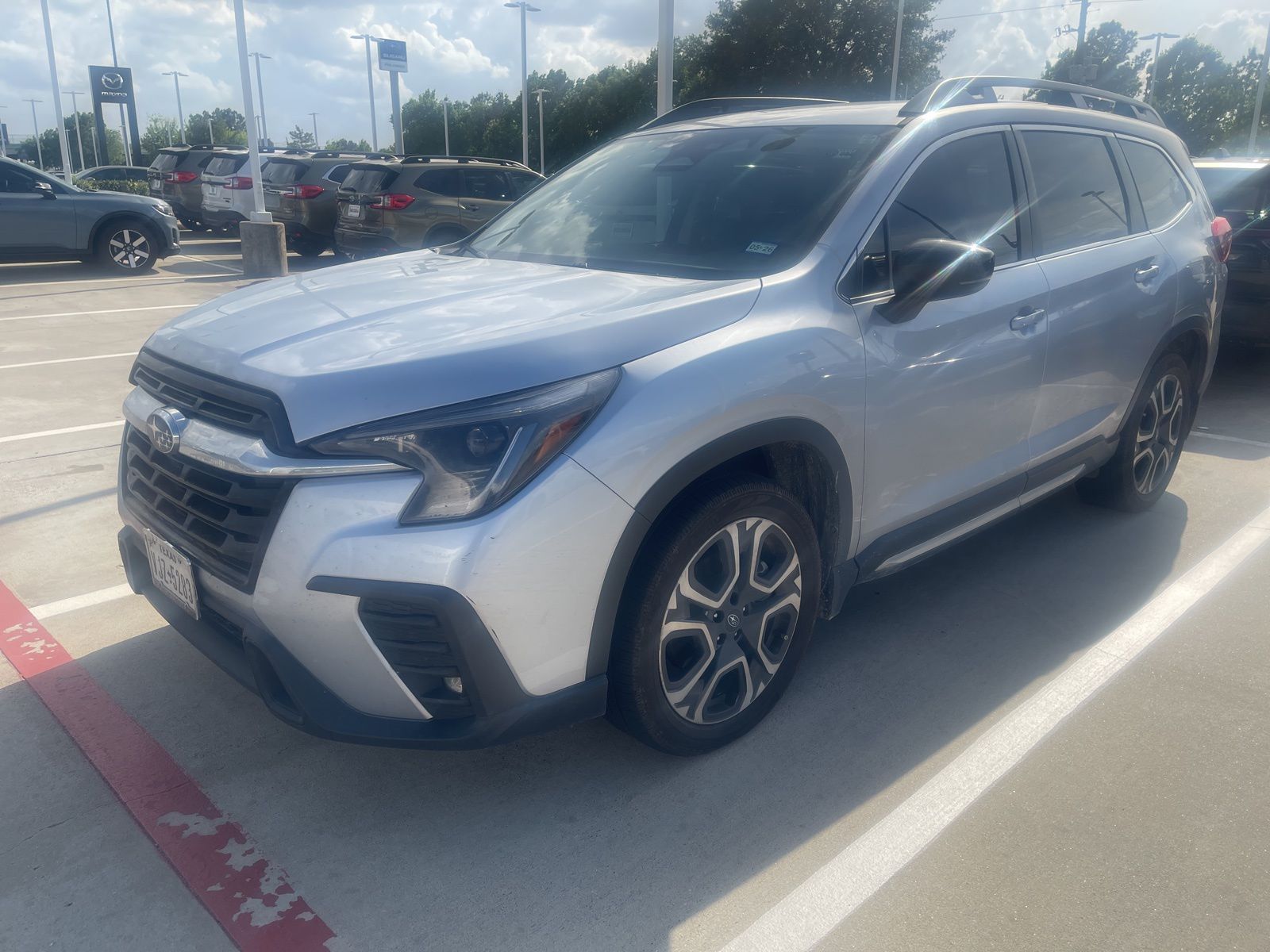 Ice Silver Metallic 2024 Subaru Ascent Limited 7-Passenger AWD SUV / Crossover All-Wheel Drive Continuously Variable Transmission