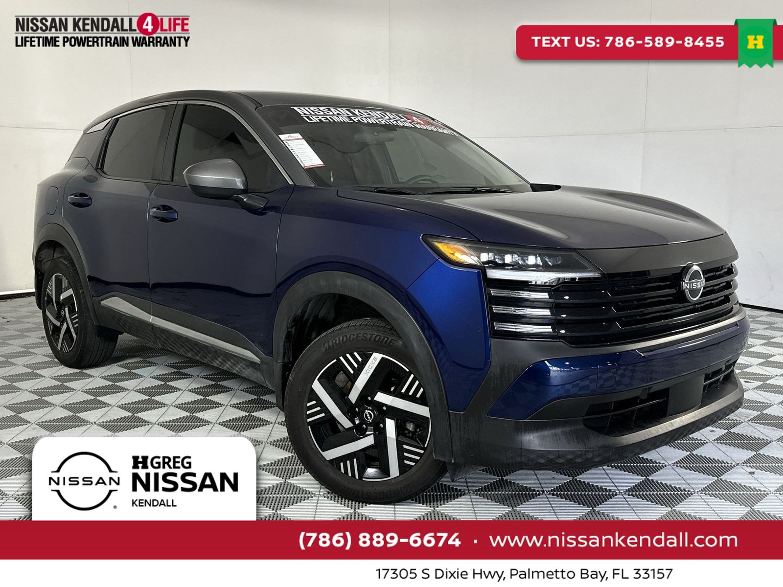 Deep Blue Pearl/Gun Metallic 2025 Nissan Kicks SUV / Crossover Front-Wheel Drive Continuously Variable Transmission