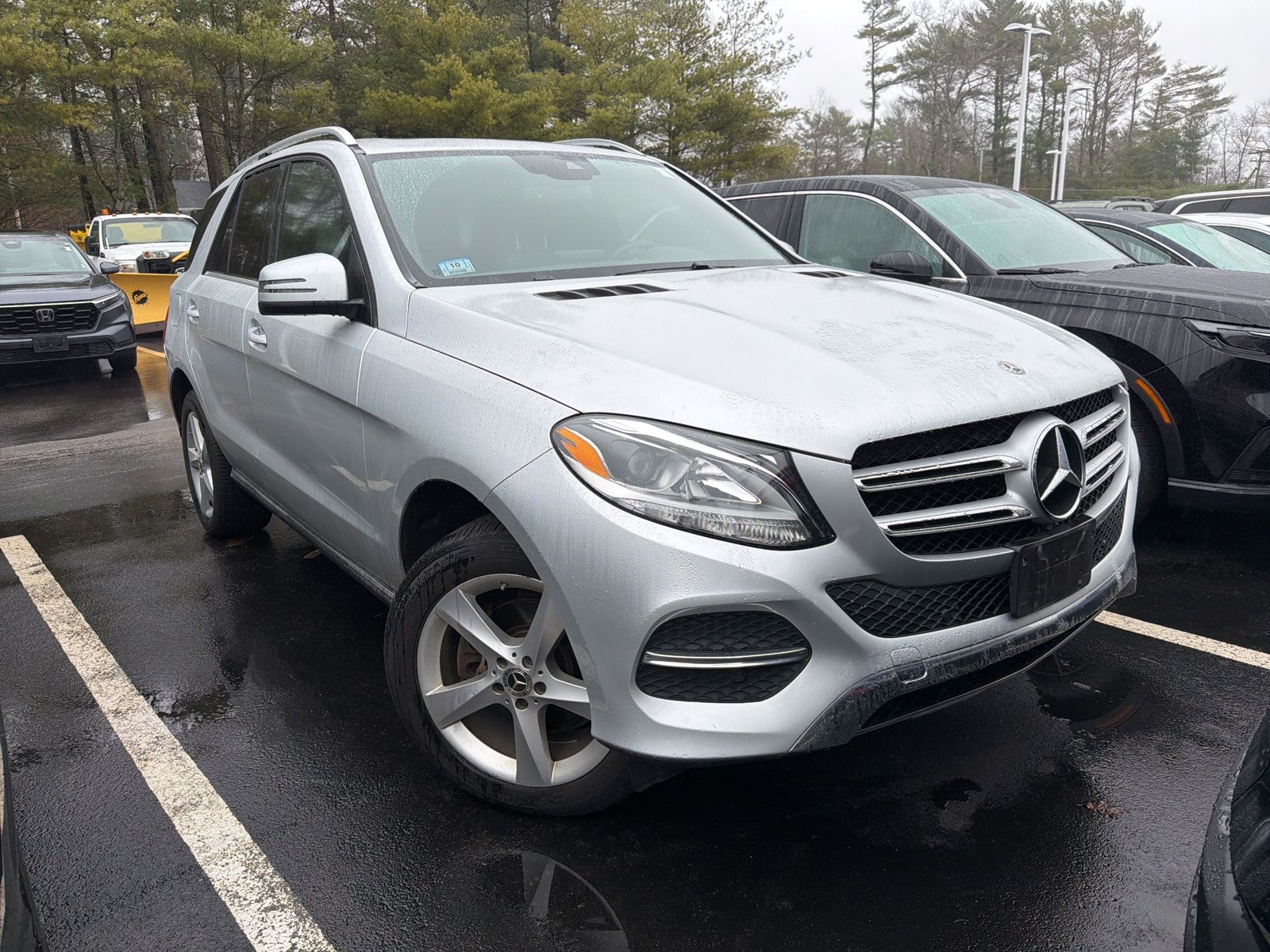 Diamond Silver Metallic 2018 Mercedes-Benz GLE 350 4MATIC SUV / Crossover All-Wheel Drive 7-Speed Automatic