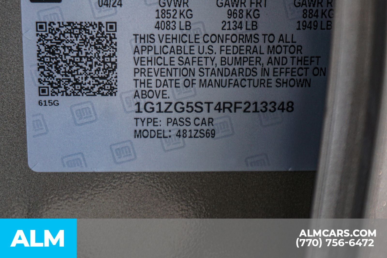 Used 2024 Gray Chevrolet RS image 61