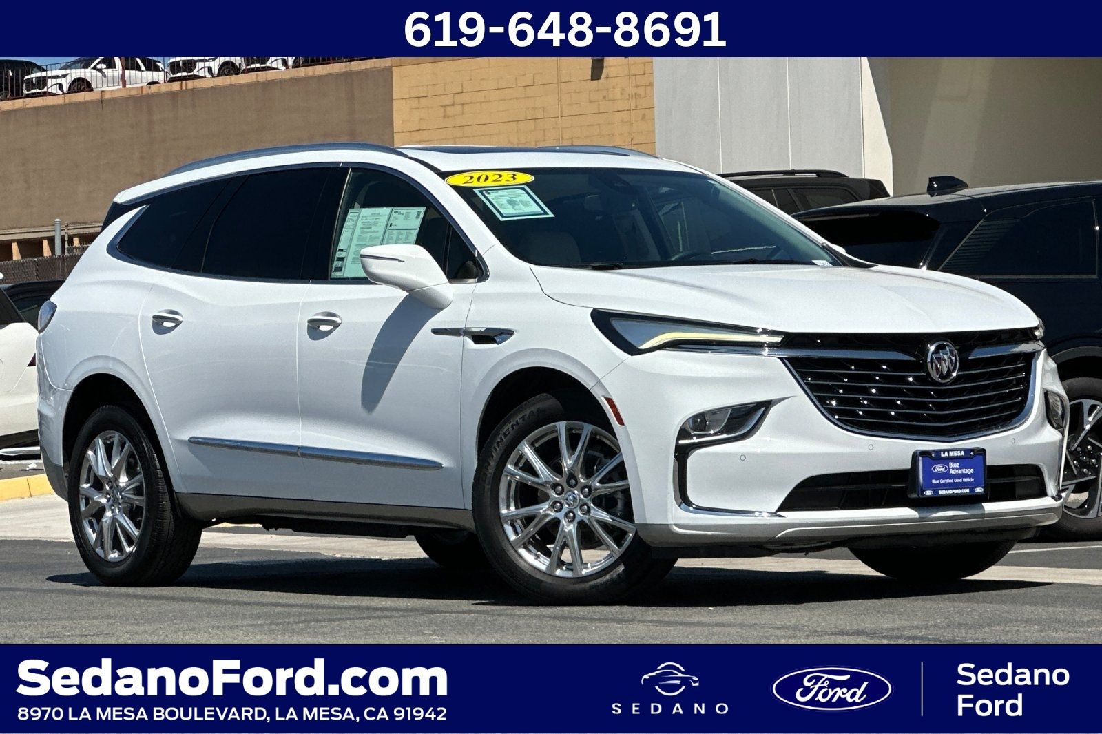 Summit White 2023 Buick Enclave Essence AWD SUV / Crossover Four-Wheel Drive 9-Speed Automatic