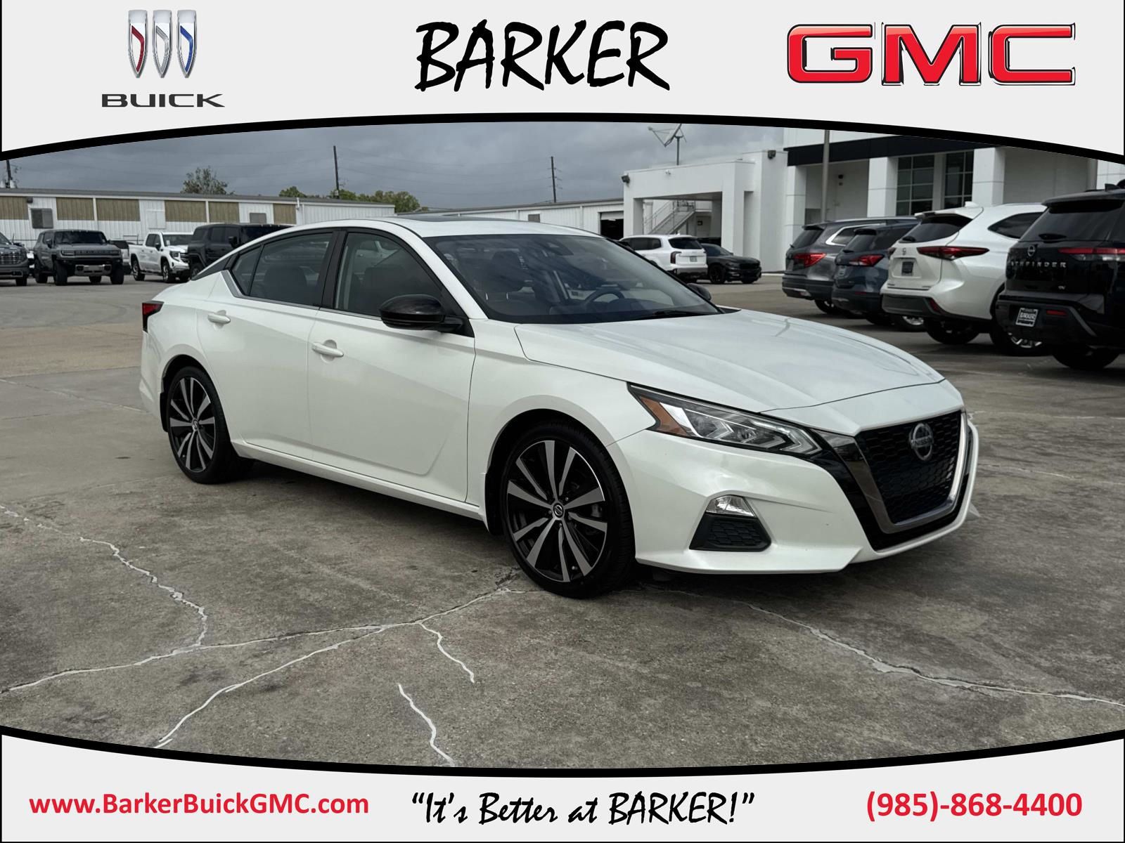 Pearl White Tricoat 2020 Nissan Altima 2.5 SR FWD Sedan Front-Wheel Drive Continuously Variable Transmission