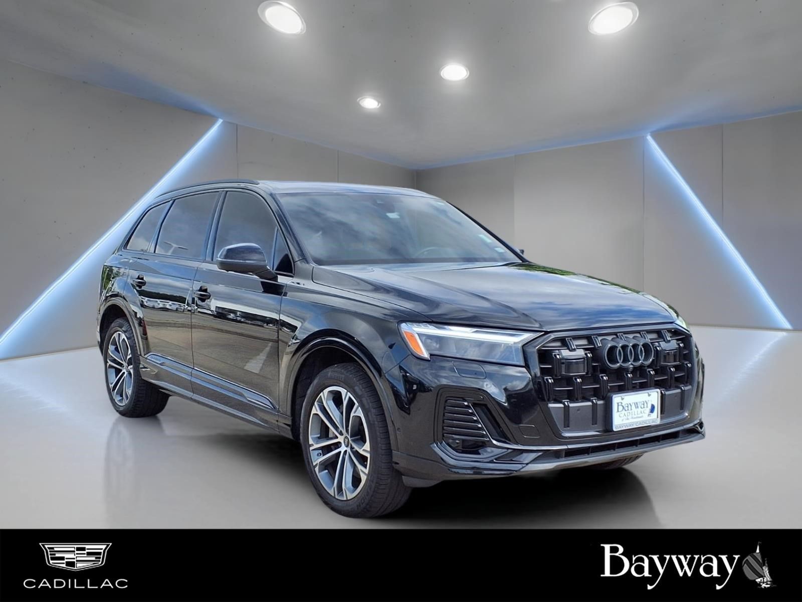2025 Audi Q7 45 Premium Plus Black at DeMontrond Auto Country