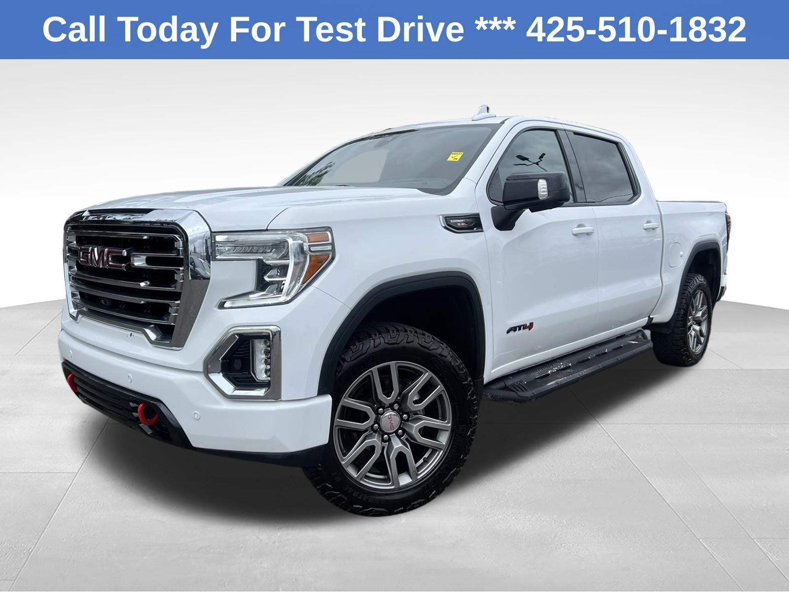 Summit White 2021 GMC Sierra 1500 Pickup Truck Four-Wheel Drive Automatic