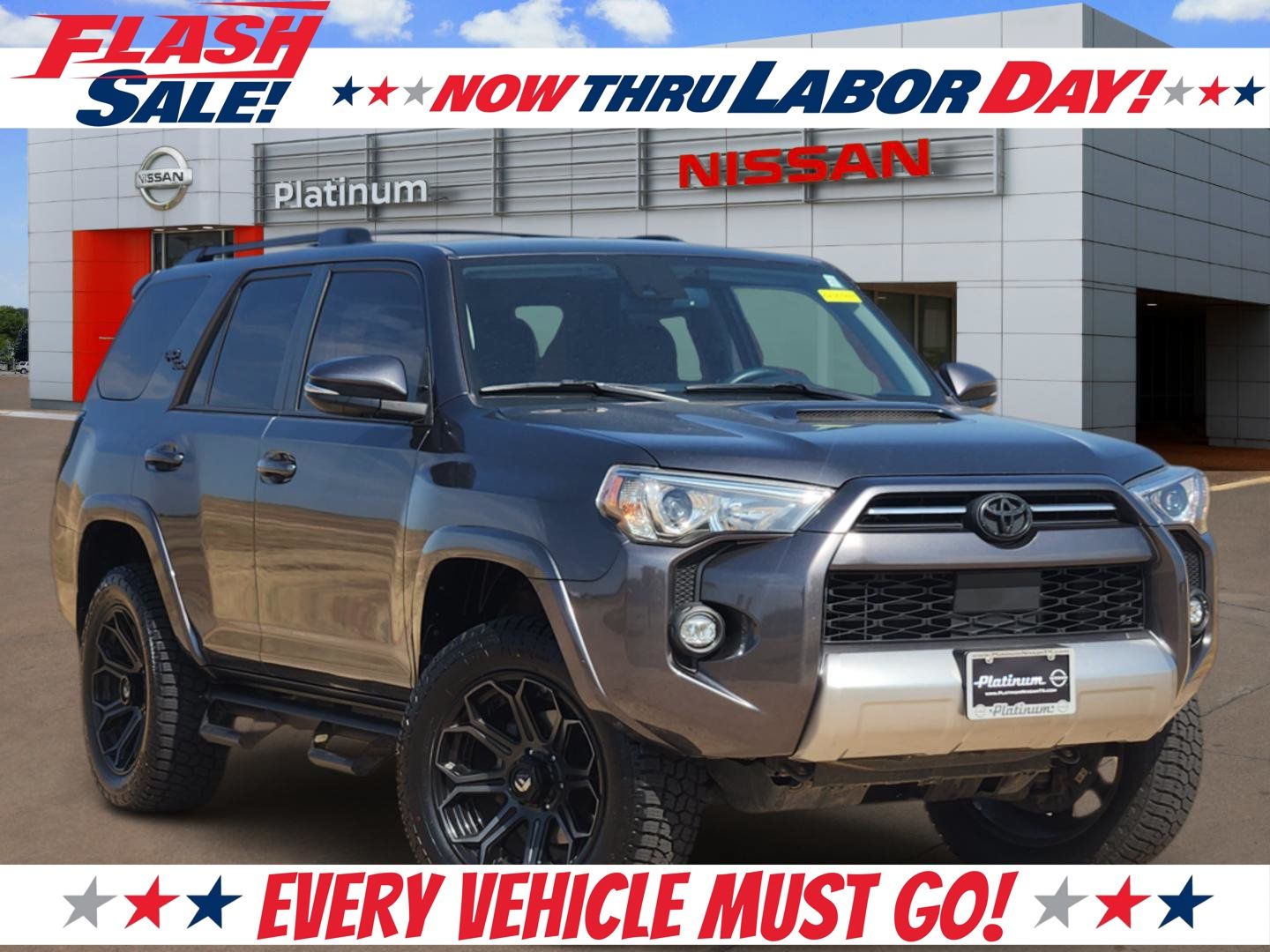Magnetic Gray Metallic 2021 Toyota 4Runner SUV / Crossover Four-Wheel Drive 5-Speed Automatic Overdrive