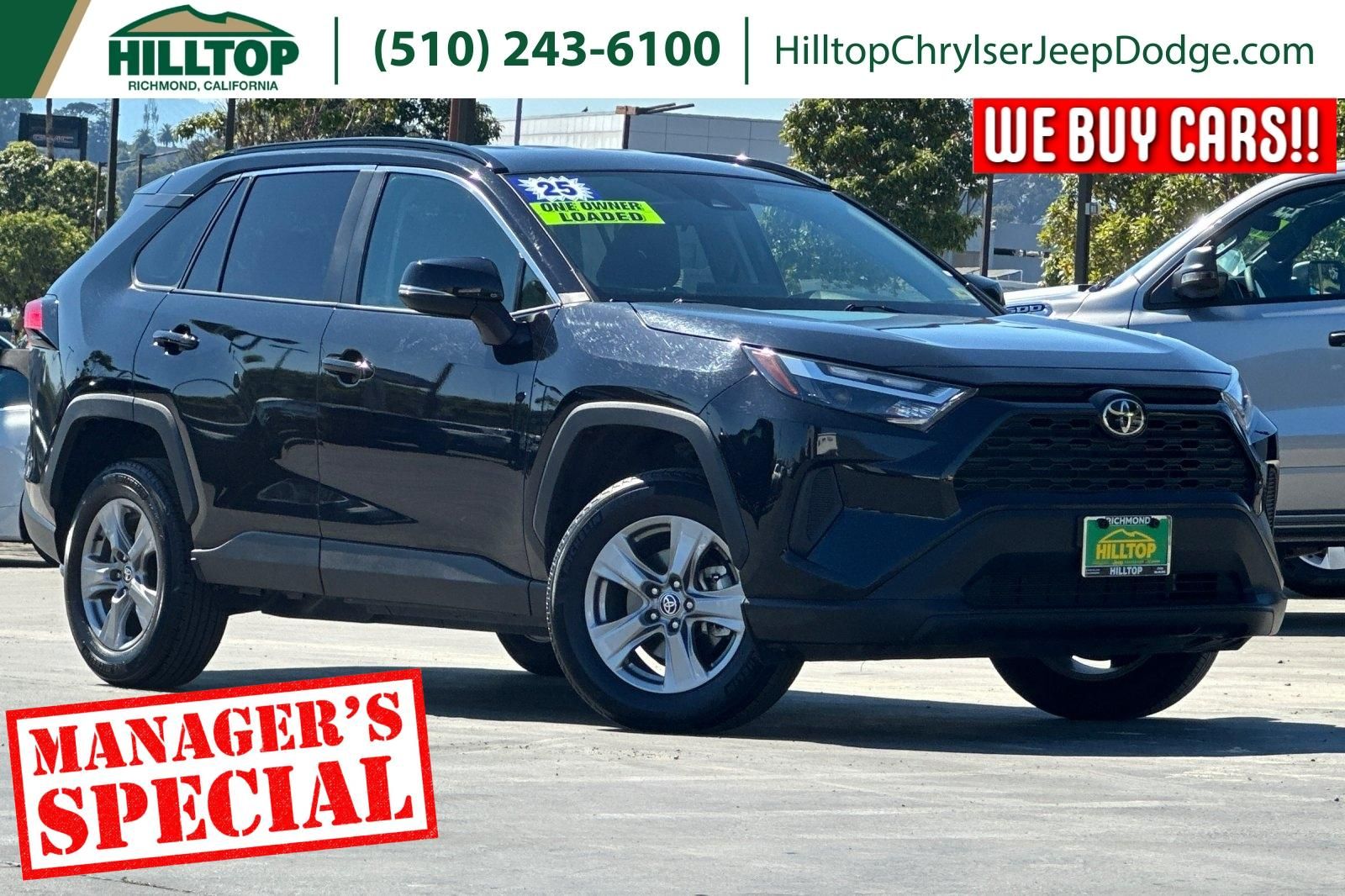 Midnight Black Metallic 2025 Toyota RAV4 XLE FWD SUV / Crossover Front-Wheel Drive 8-Speed Automatic