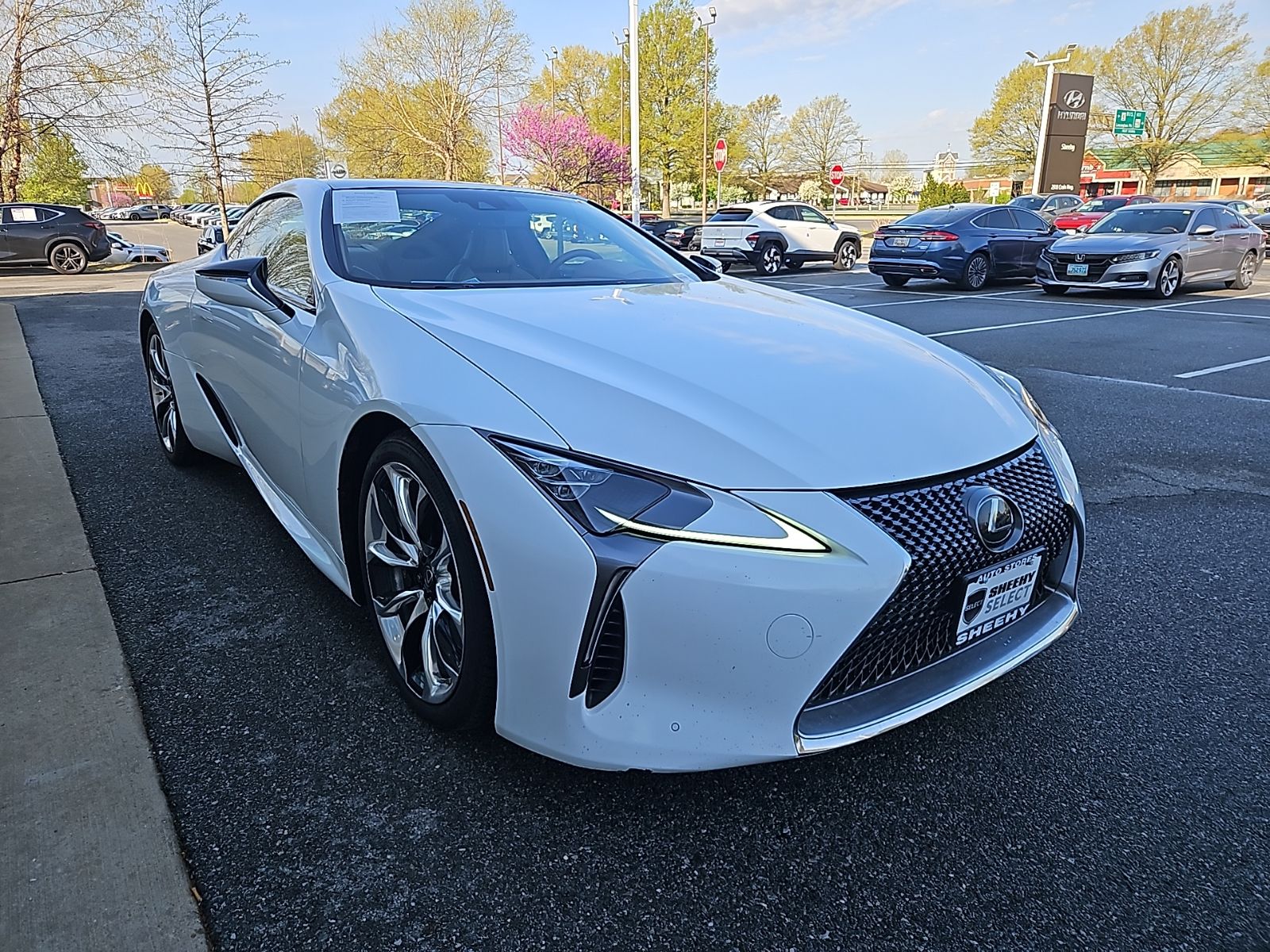 Ultra White 2018 Lexus LC 500 RWD Coupe Rear-Wheel Drive Automatic