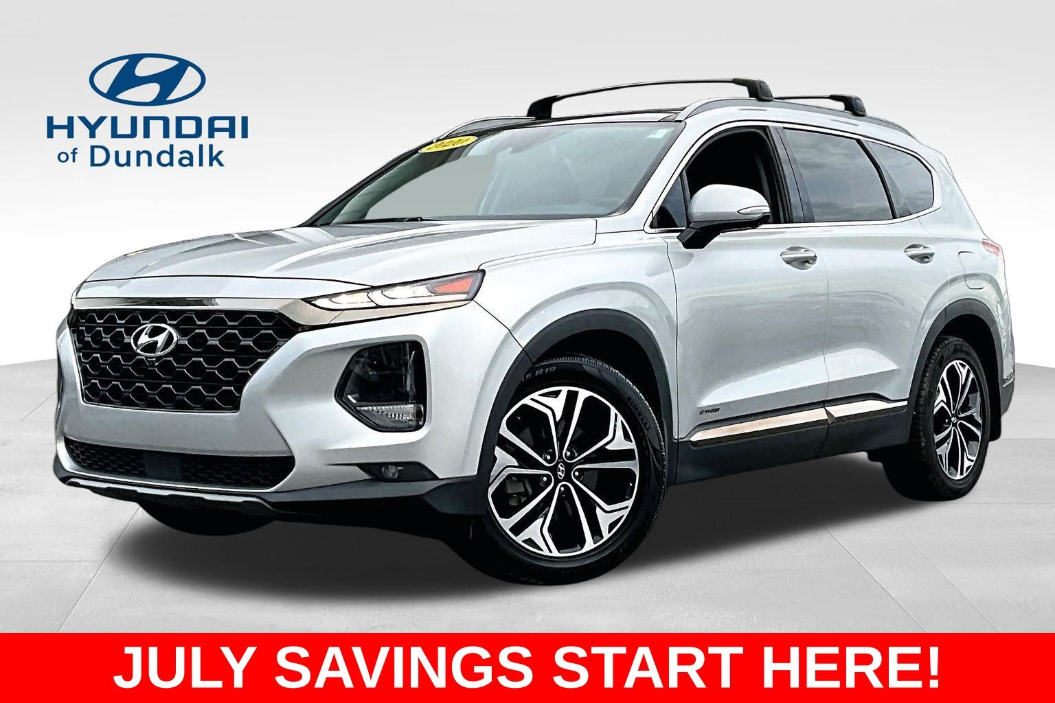 Symphony Silver 2020 Hyundai Santa Fe SUV / Crossover Front-Wheel Drive 8-Speed Automatic
