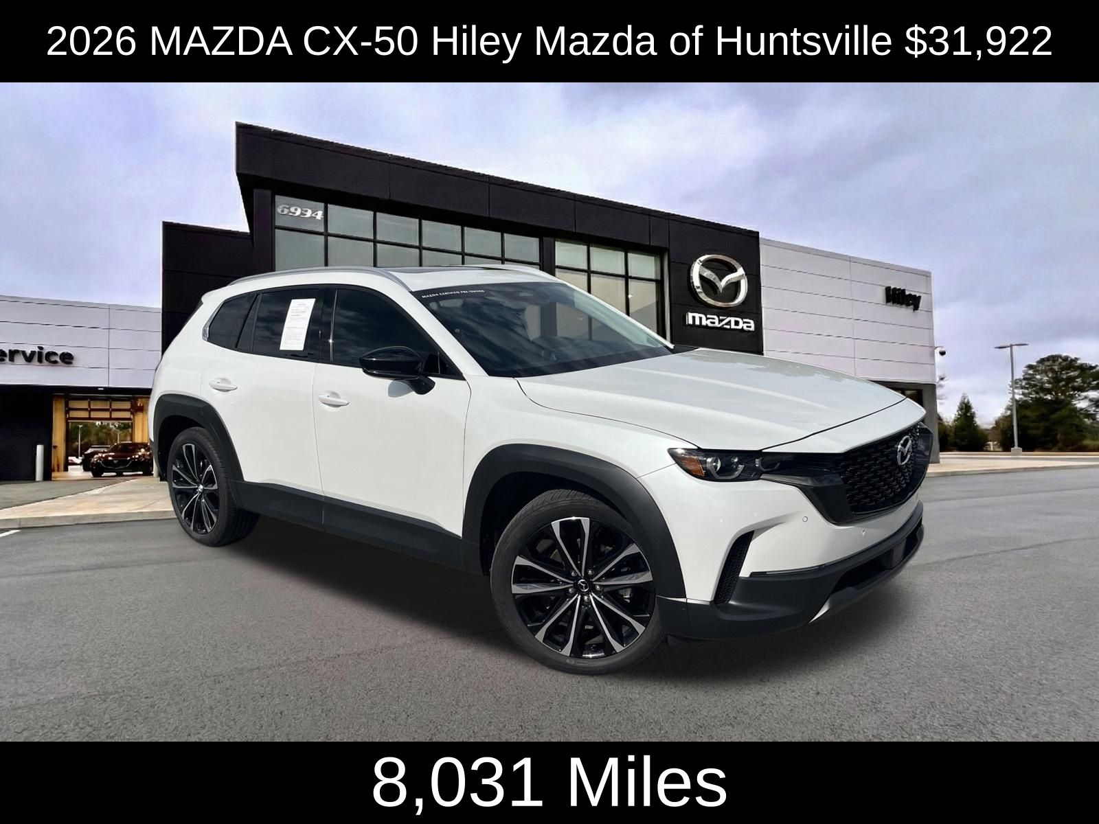 White (Wind Chill Pearl) 2026 Mazda CX-50 SUV / Crossover All-Wheel Drive 6-Speed Automatic