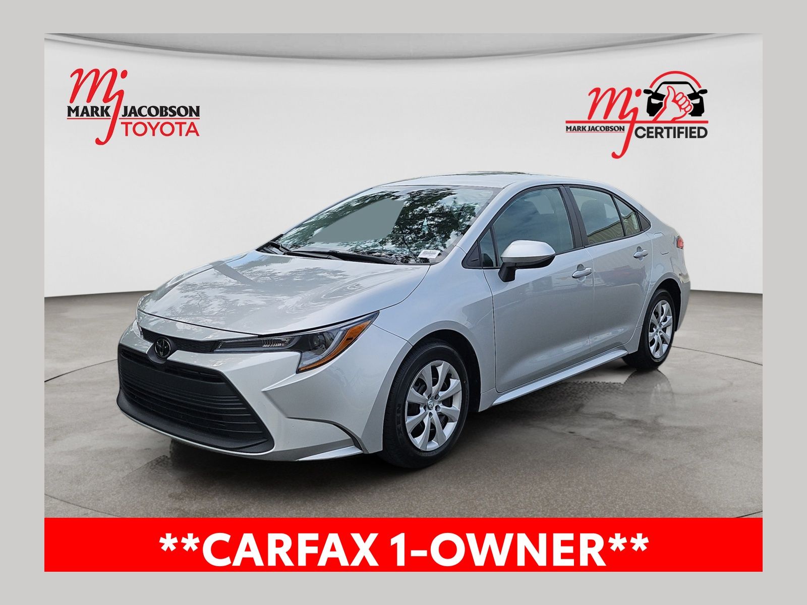 Classic Silver Metallic 2025 Toyota Corolla Sedan Front-Wheel Drive Continuously Variable Transmission