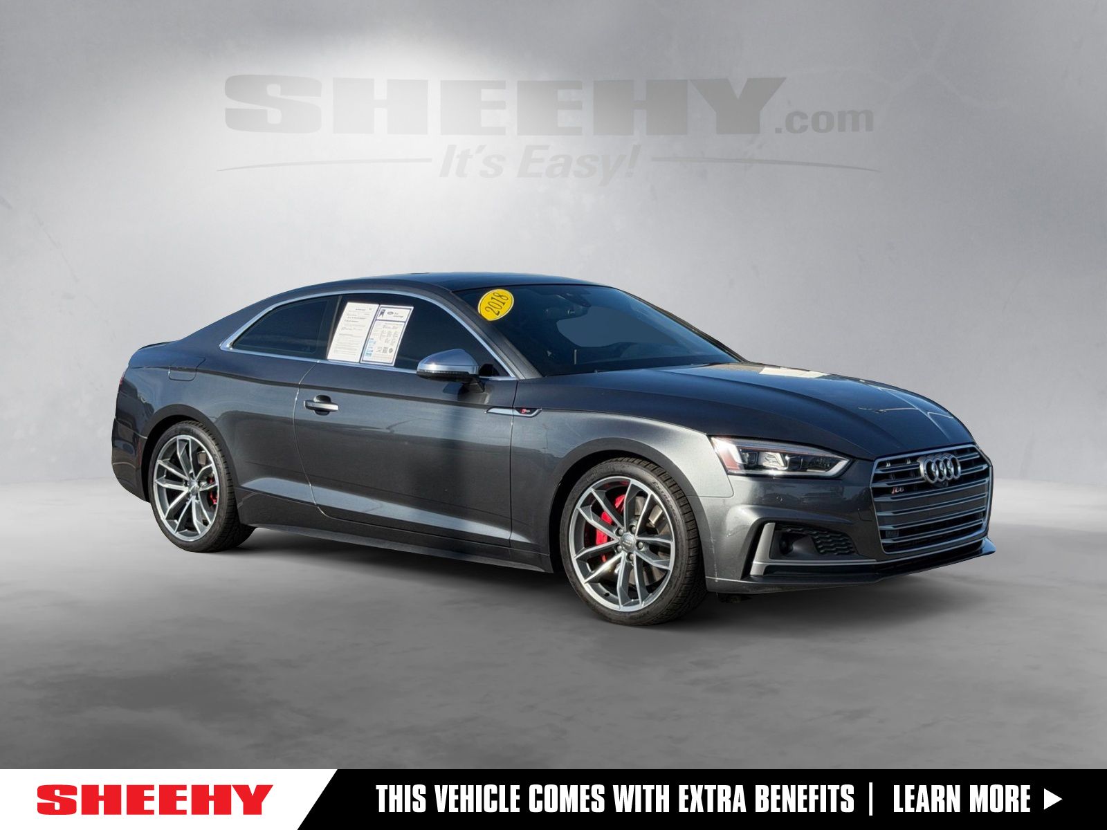 Daytona Gray Pearl Effect 2018 Audi S5 Coupe All-Wheel Drive 8-Speed Automatic