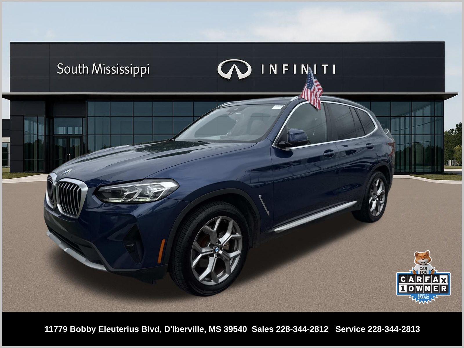 Phytonic Blue Metallic 2024 BMW X3 SUV / Crossover Rear-Wheel Drive 8-Speed Automatic