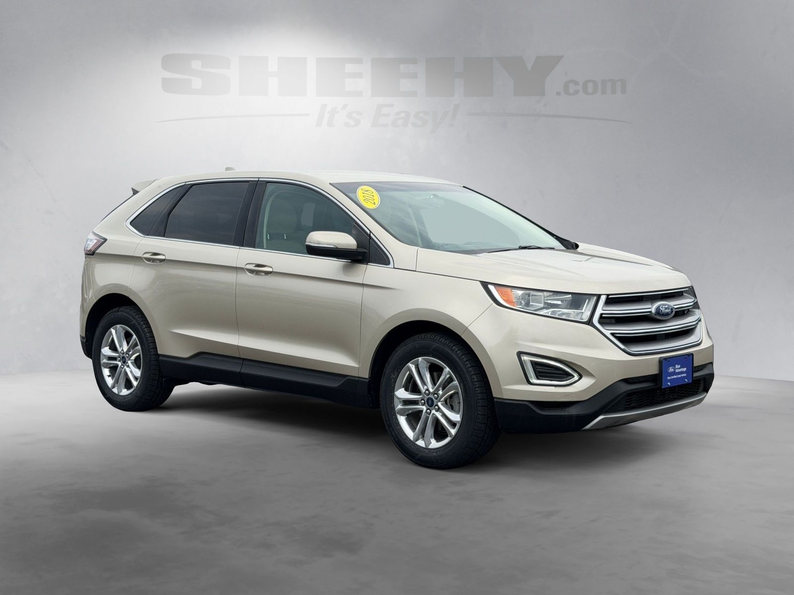 Certified Used 2018 White Gold Metallic Ford SEL image 2