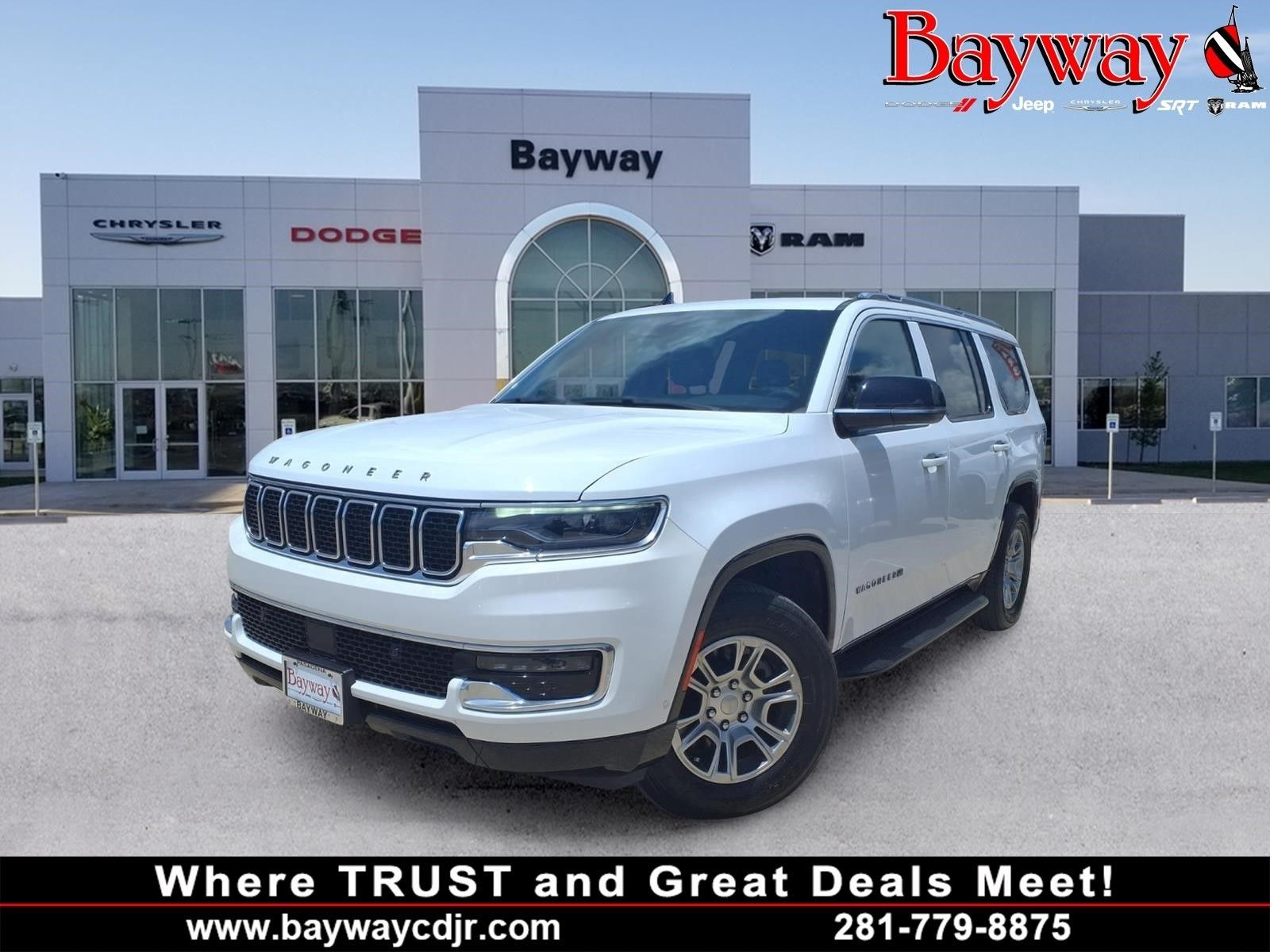 2023 Jeep Wagoneer Base White at River Oaks CDJR