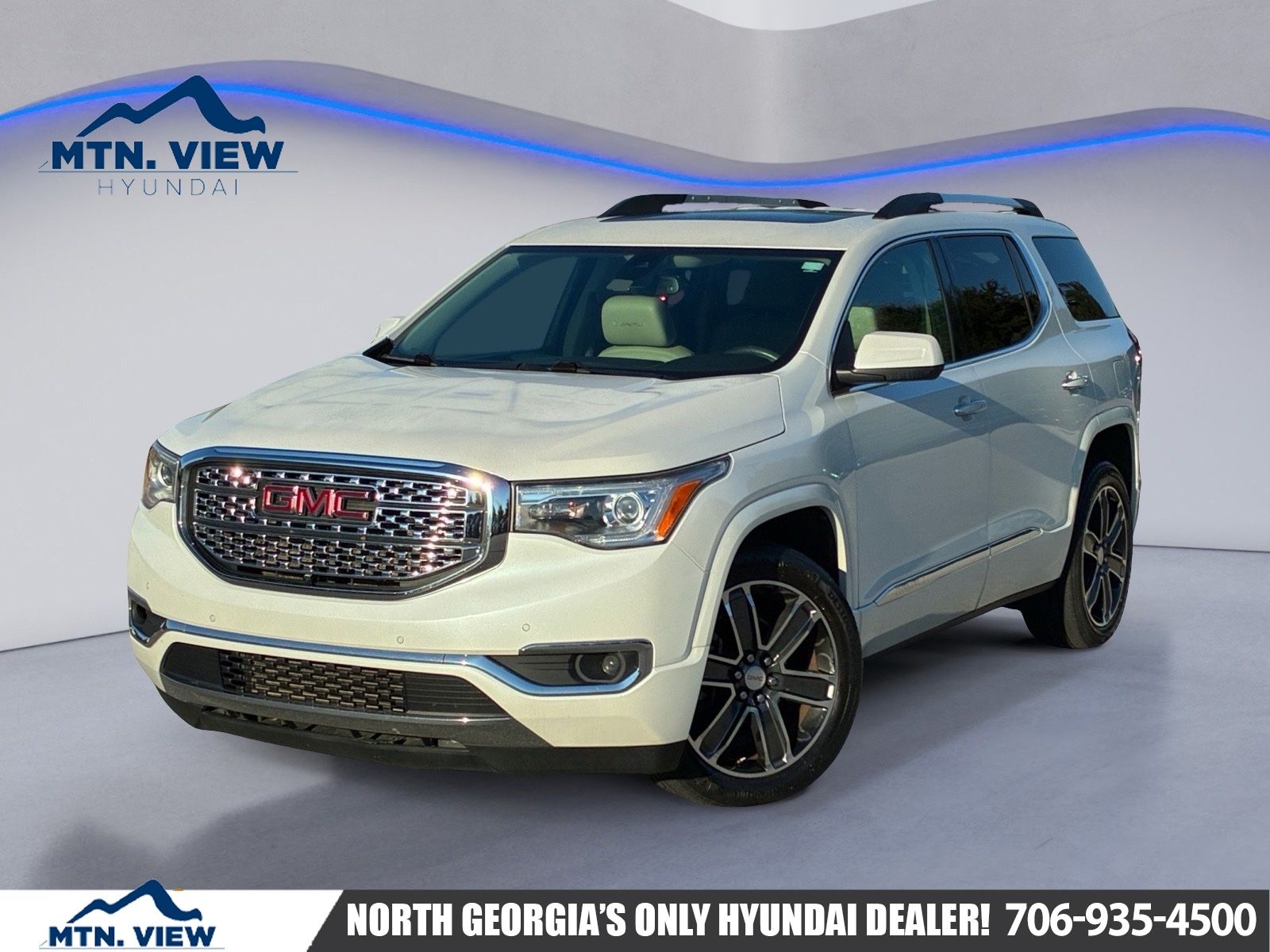 White Frost Tricoat 2017 GMC Acadia SUV / Crossover Four-Wheel Drive 6-Speed Automatic