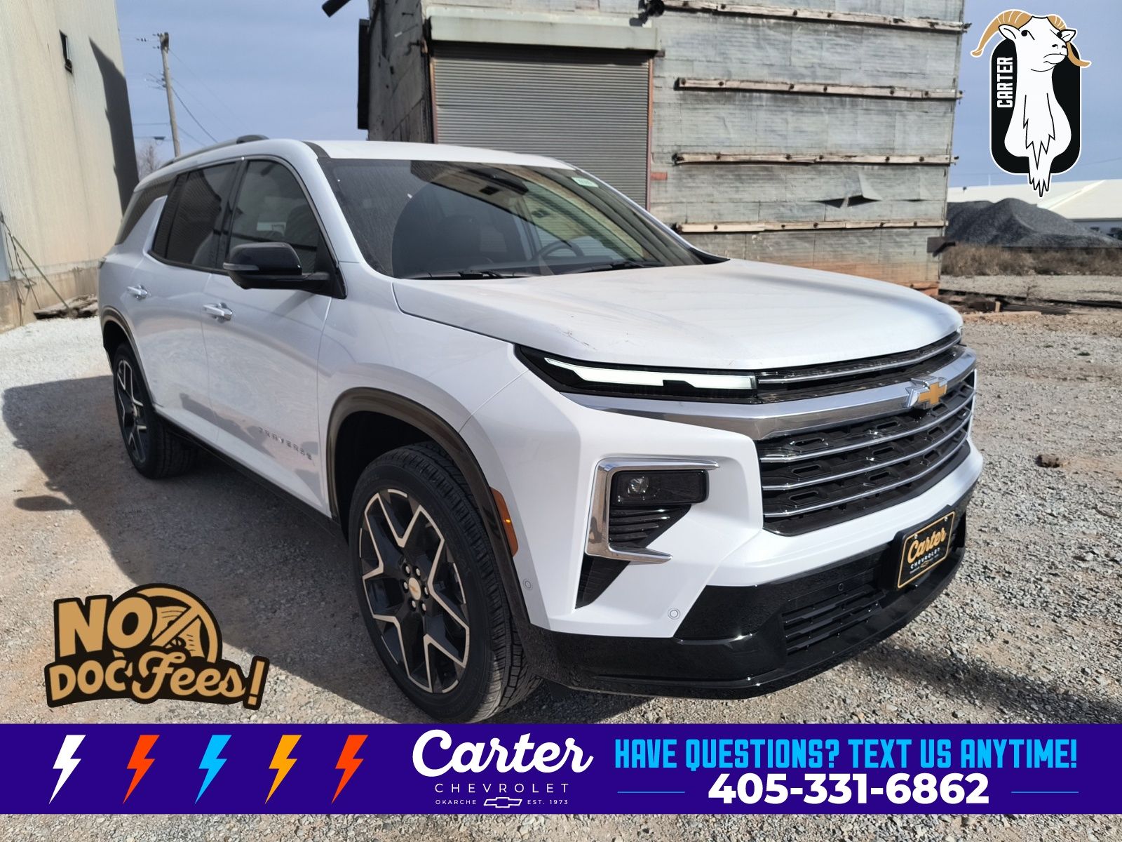 Polar White Tricoat 2026 Chevrolet Traverse SUV / Crossover Four-Wheel Drive 8-Speed Automatic