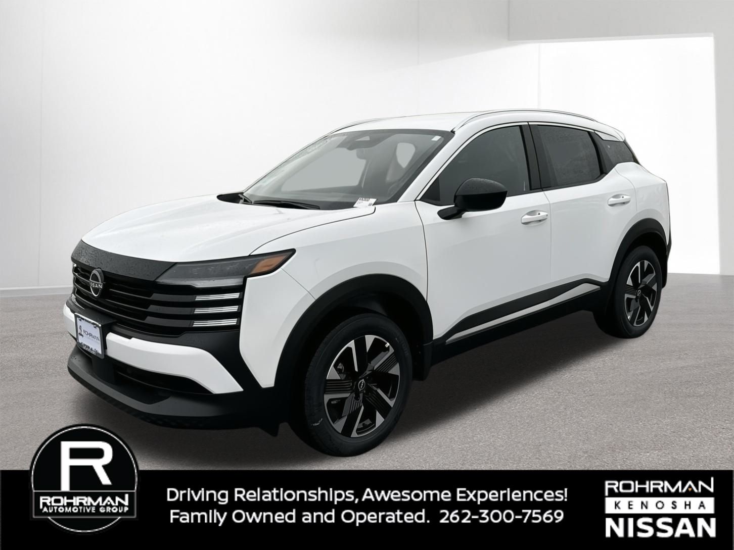 White (Fresh Powder) 2026 Nissan Kicks SUV / Crossover All-Wheel Drive Continuously Variable Transmission