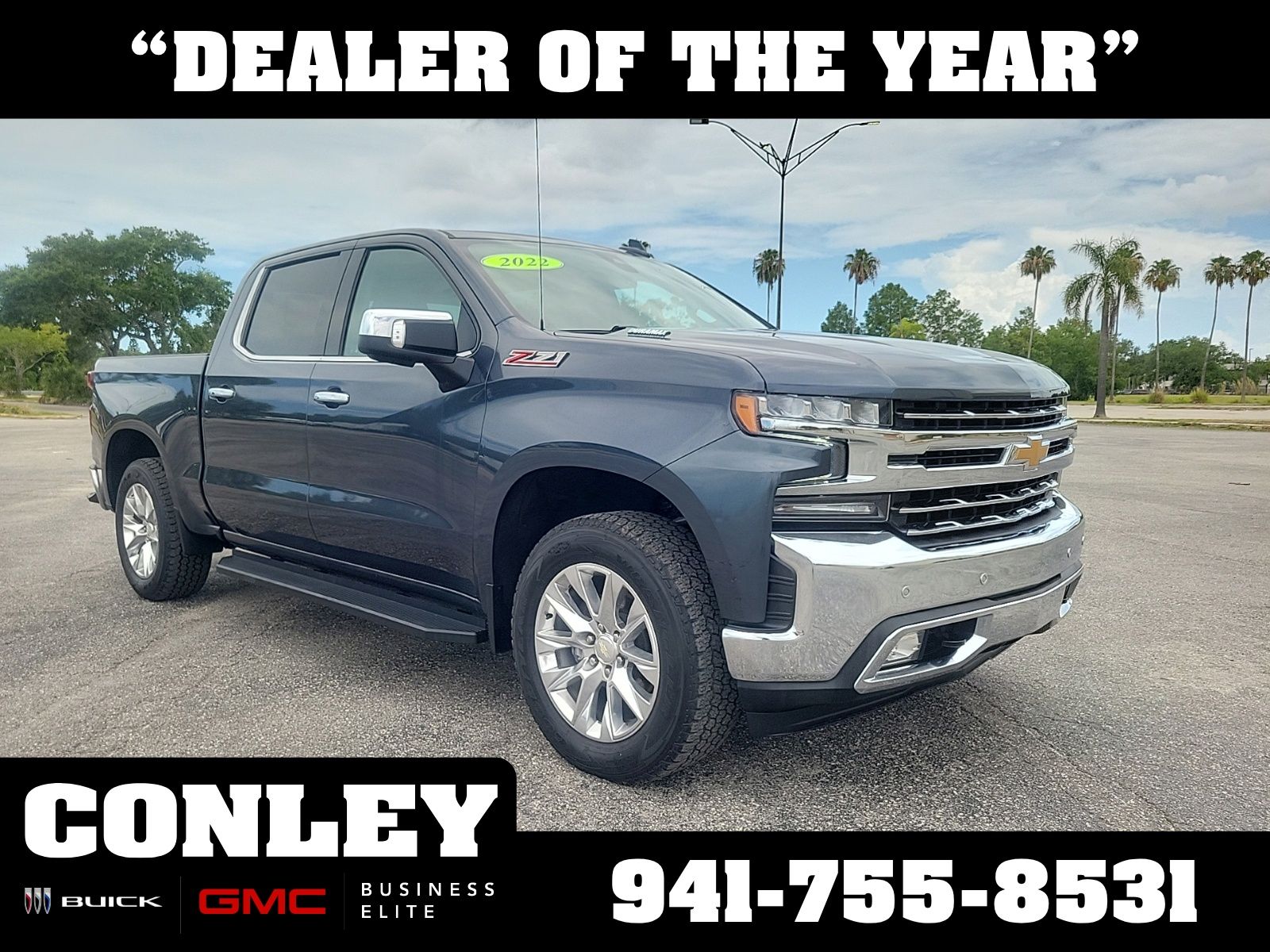  2022 Chevrolet Silverado 1500 LTZ Crew Cab 4WD   
