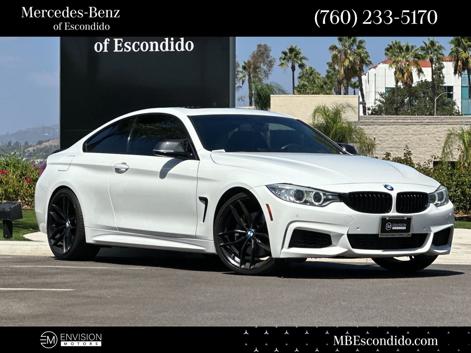 Alpine White 2014 BMW 4 Series Coupe Rear-Wheel Drive 8-Speed Automatic