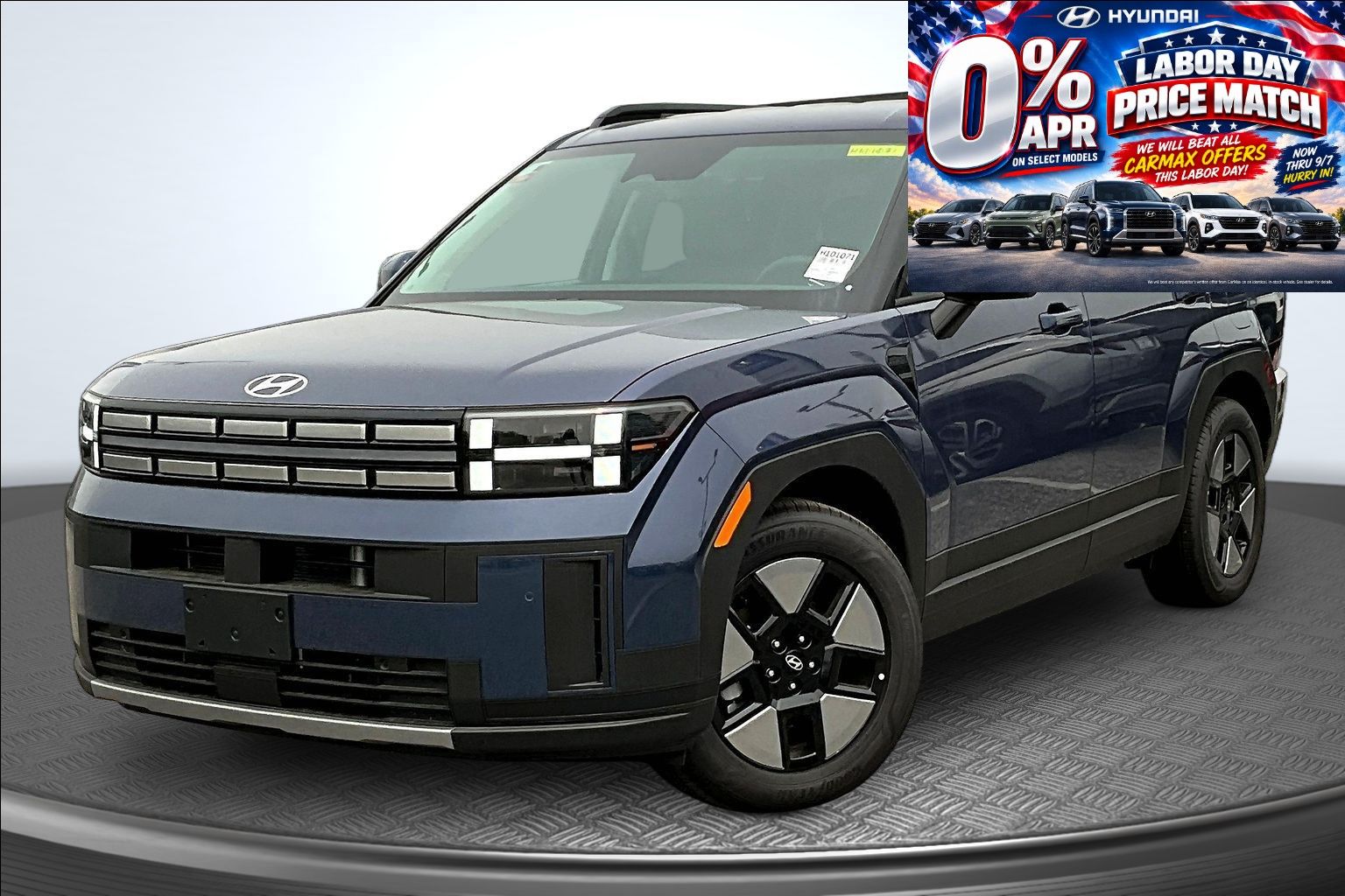 Atlantis Blue 2026 Hyundai Santa Fe Hybrid SUV / Crossover All-Wheel Drive 6-Speed Automatic