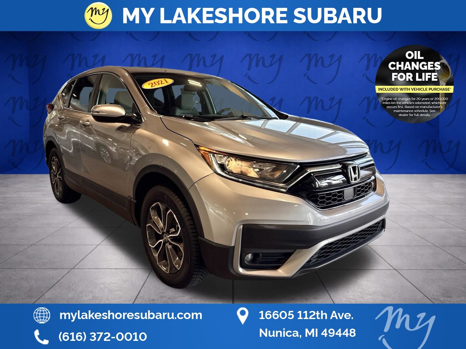Lunar Silver Metallic 2021 Honda CR-V SUV / Crossover All-Wheel Drive Continuously Variable Transmission