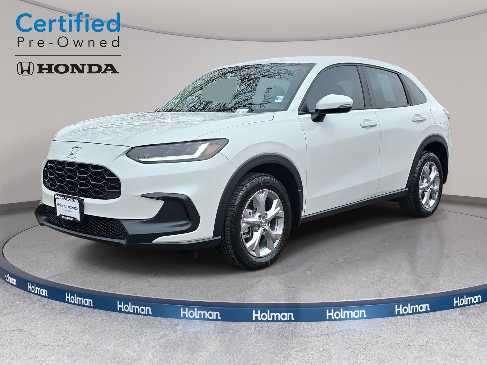 Platinum White Pearl 2024 Honda HR-V LX AWD SUV / Crossover All-Wheel Drive Continuously Variable Transmission