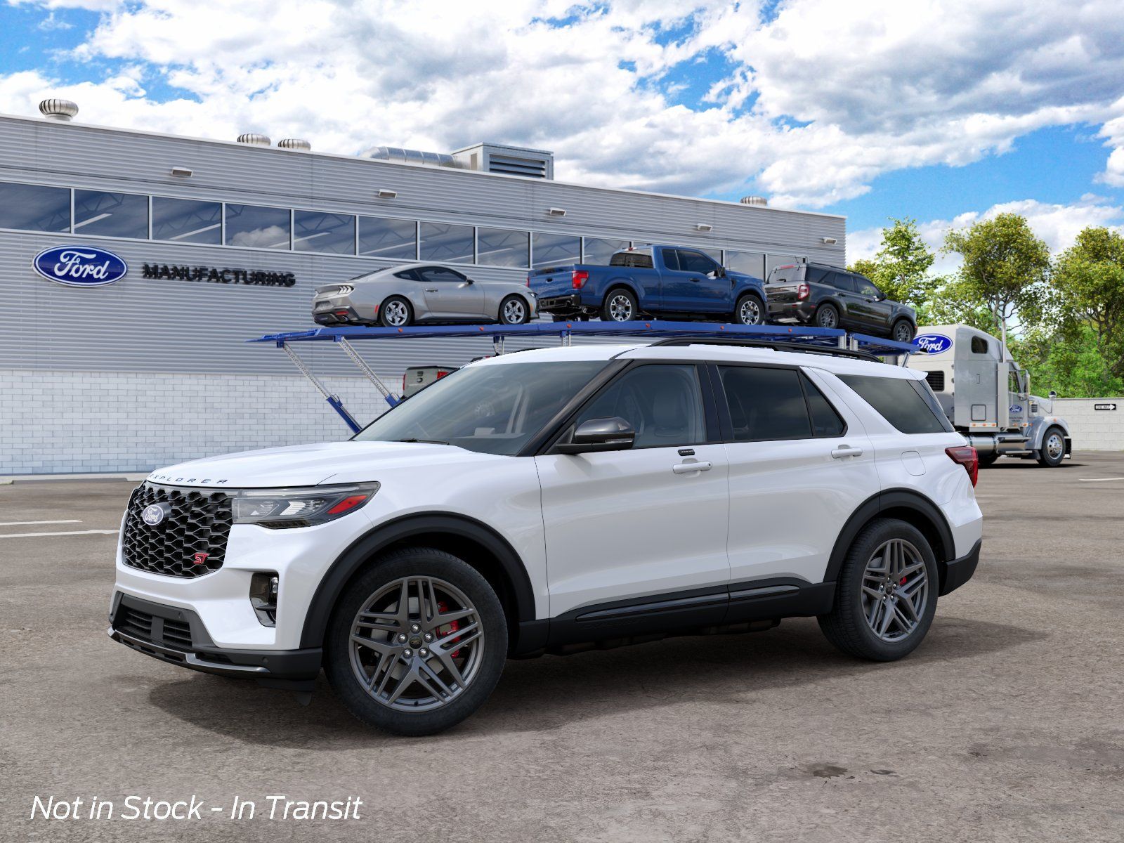 New 2027 Star White Metallic Tri-Coat Ford ST image 3