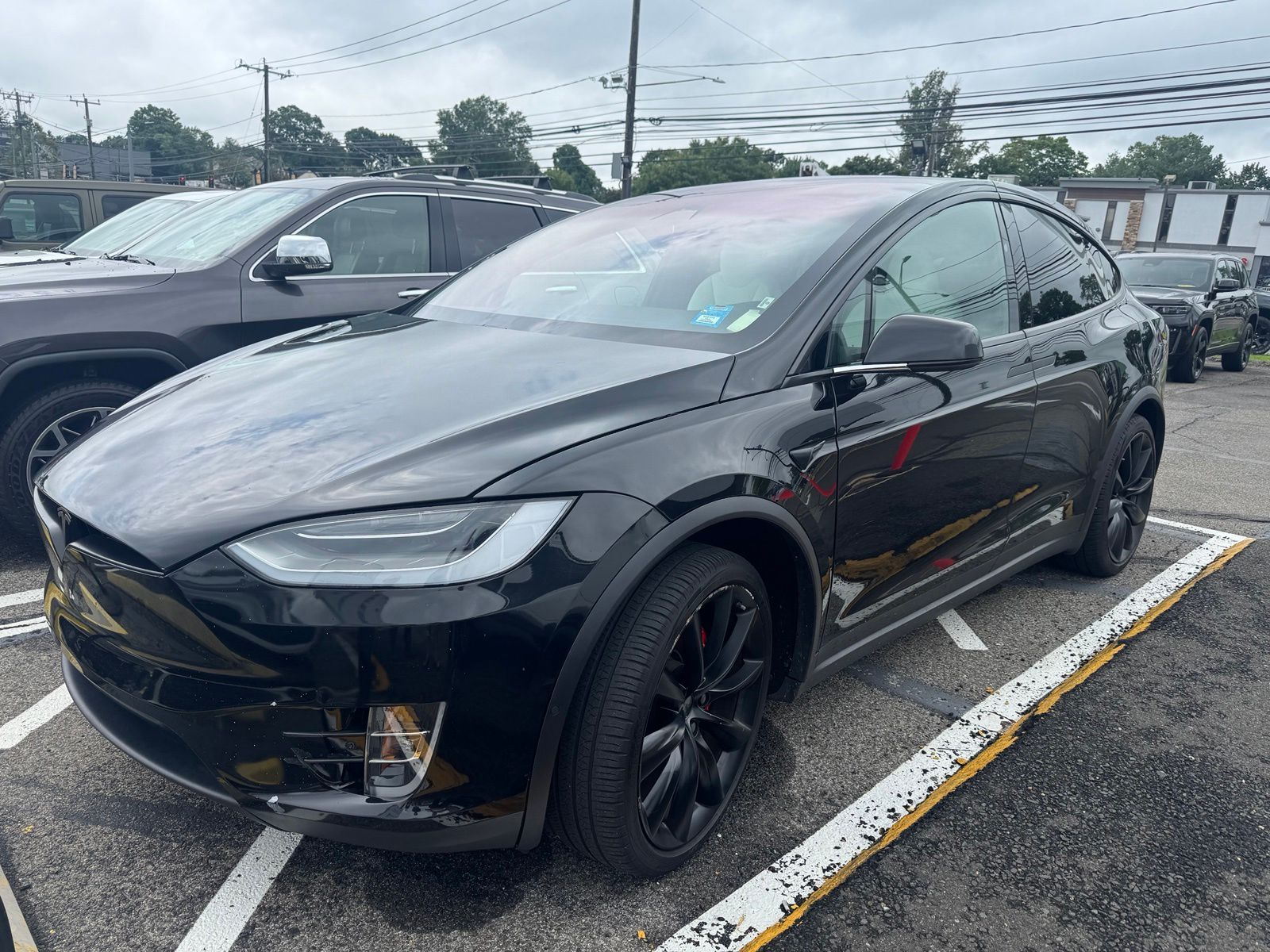 Black 2021 Tesla Model X SUV / Crossover All-Wheel Drive 1-Speed Automatic