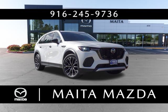 Rhodium White Premium 2025 Mazda CX-70 PHEV Premium Plus AWD SUV / Crossover All-Wheel Drive 8-Speed Automatic