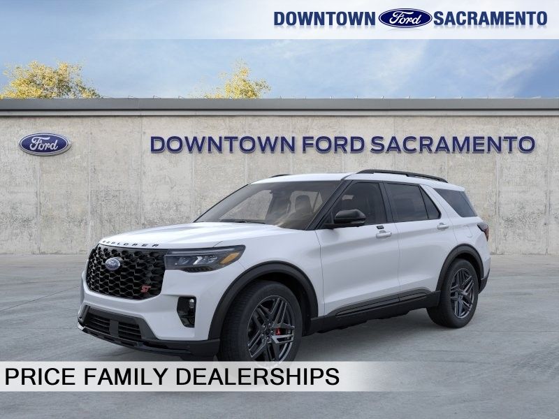 Space White Metallic 2026 Ford Explorer SUV / Crossover All-Wheel Drive Automatic