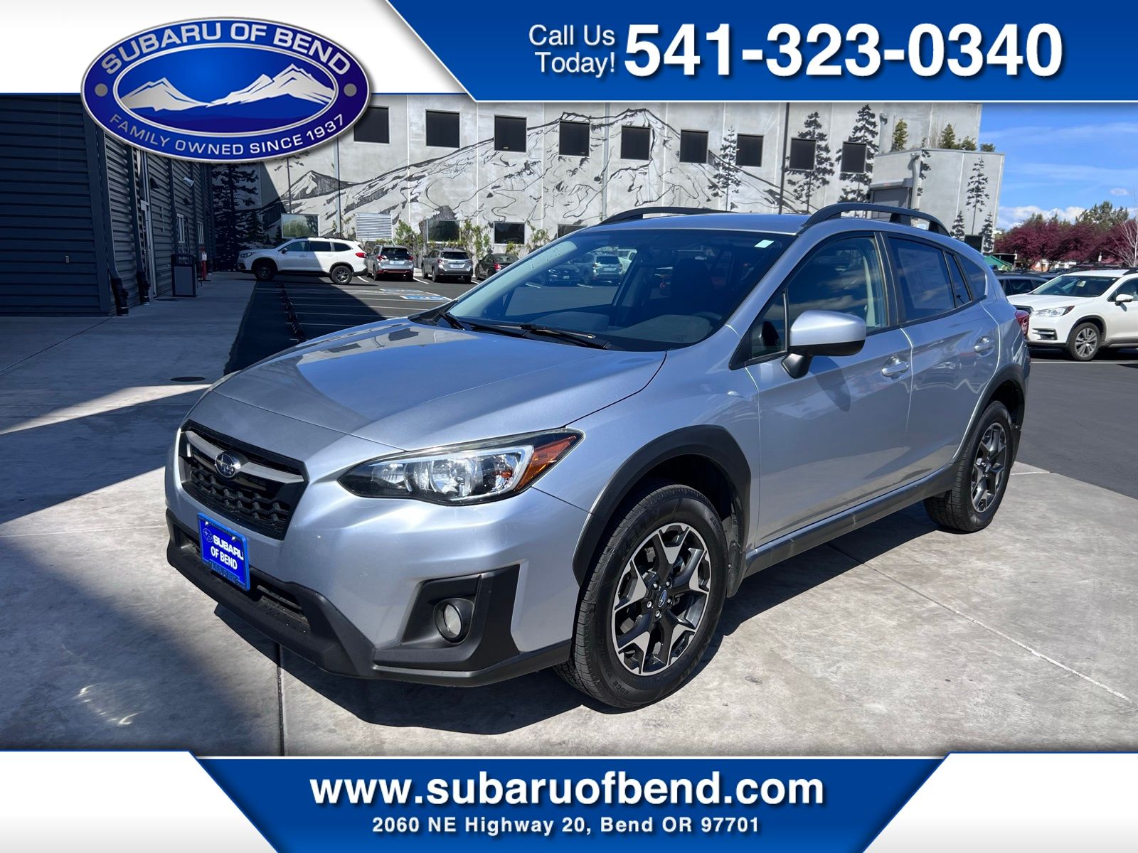 Ice Silver Metallic 2019 Subaru Crosstrek 2.0i Premium AWD SUV / Crossover All-Wheel Drive Continuously Variable Transmission
