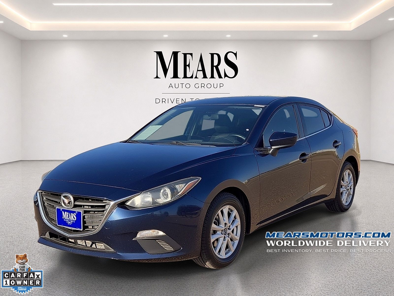 Deep Crystal Blue Mica 2014 Mazda MAZDA3 Sedan Front-Wheel Drive 6-Speed Automatic