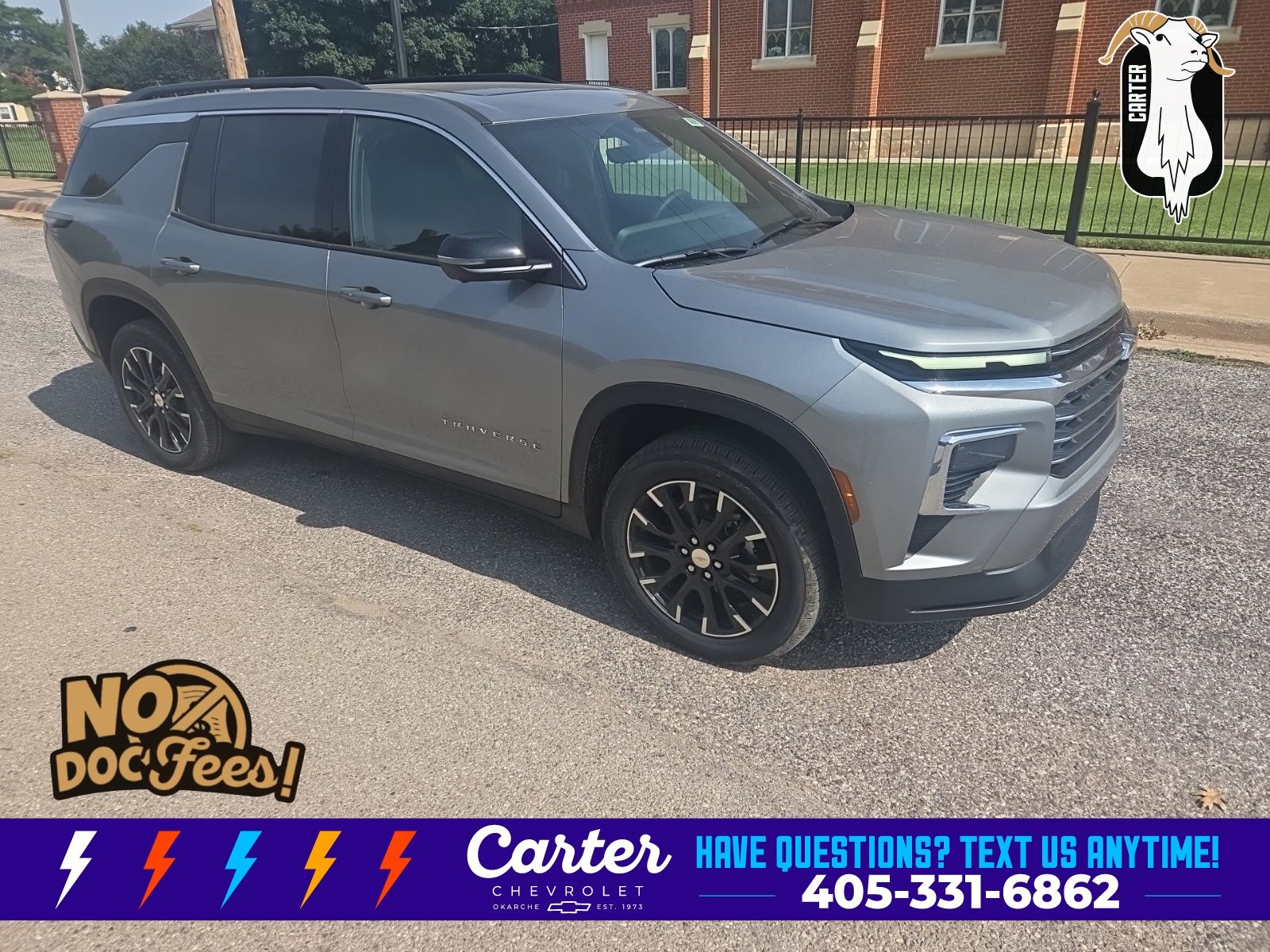 Sterling Gray Metallic 2026 Chevrolet Traverse SUV / Crossover Front-Wheel Drive 8-Speed Automatic