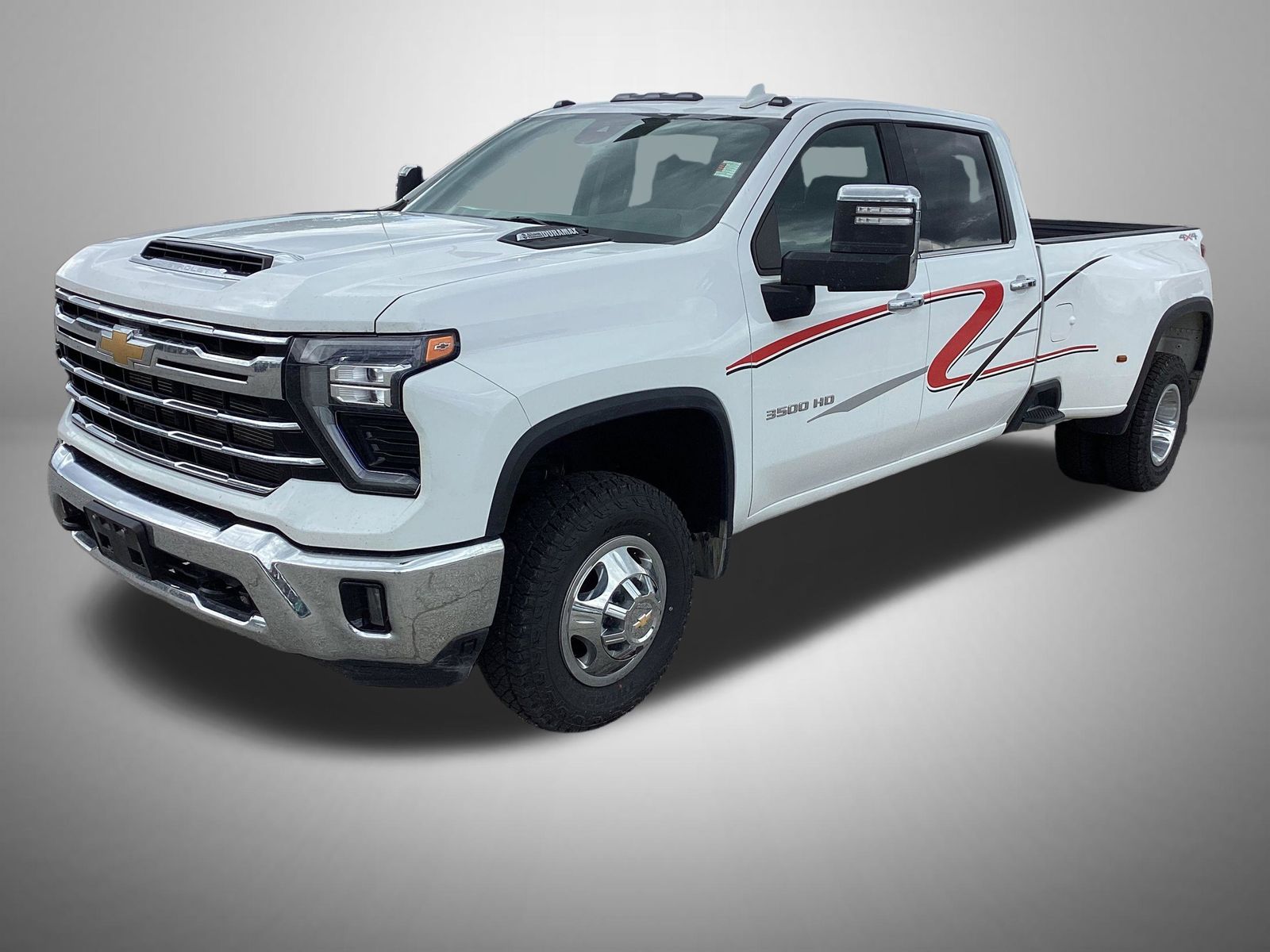 Summit White 2024 Chevrolet Silverado 3500HD LTZ Crew Cab 4WD Pickup Truck Four-Wheel Drive Automatic